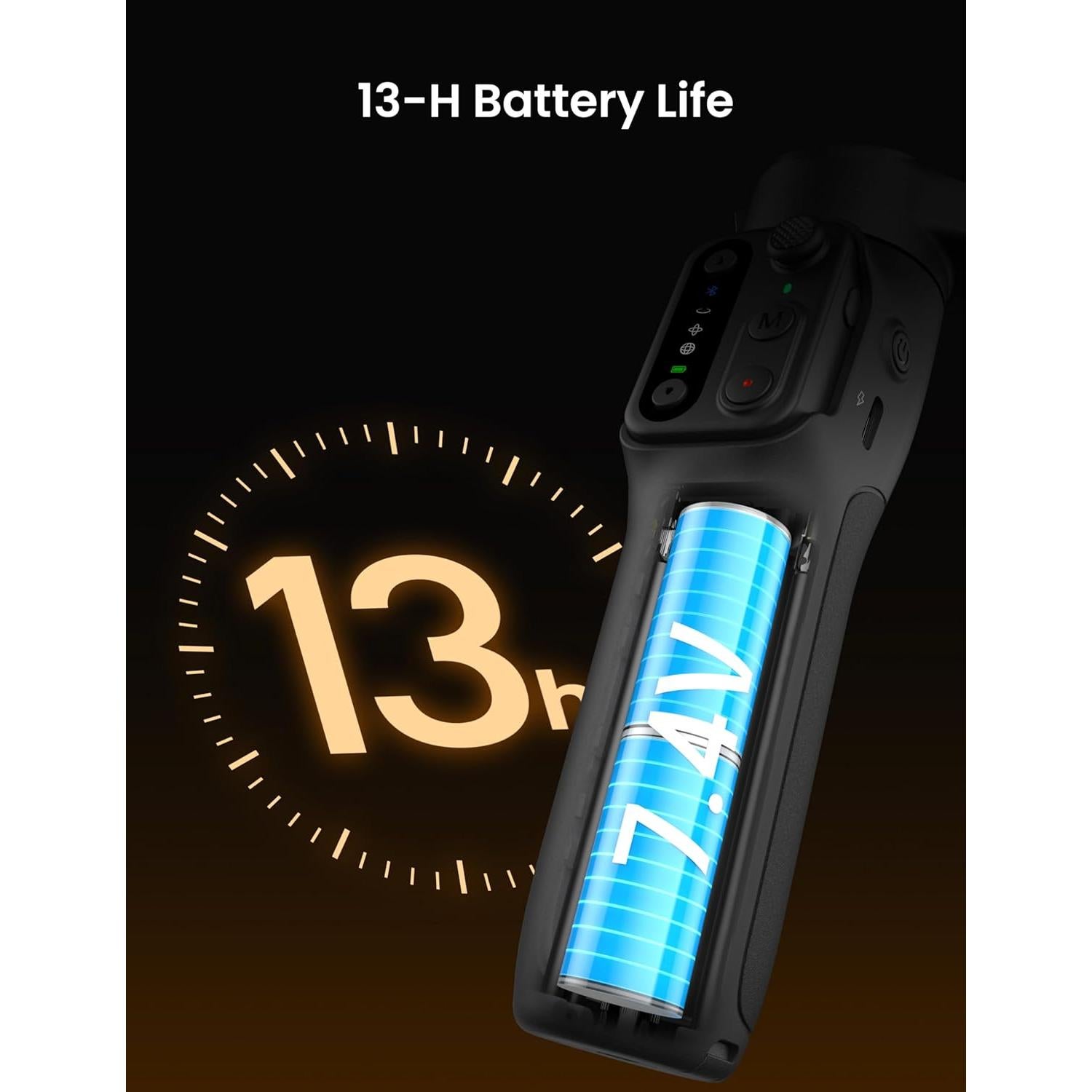 Estabilizador de Cardán Hohem iSteady V3 para Smartphone - Negro