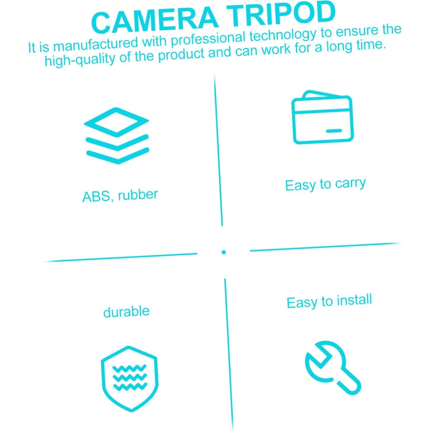 Trípode Plegable de Video NUOBESTY con Patas Antideslizantes