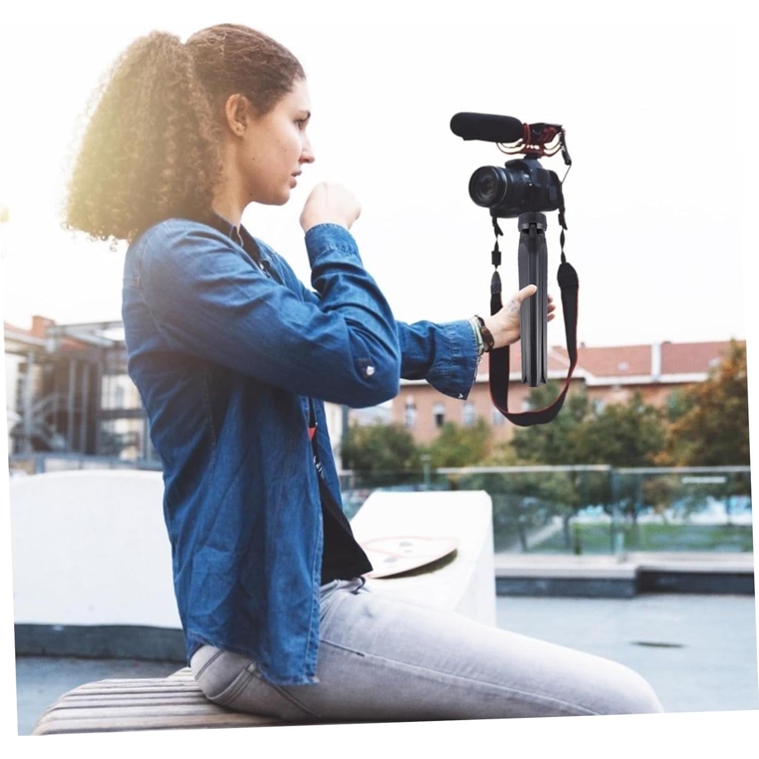Trípode Plegable de Video NUOBESTY con Patas Antideslizantes