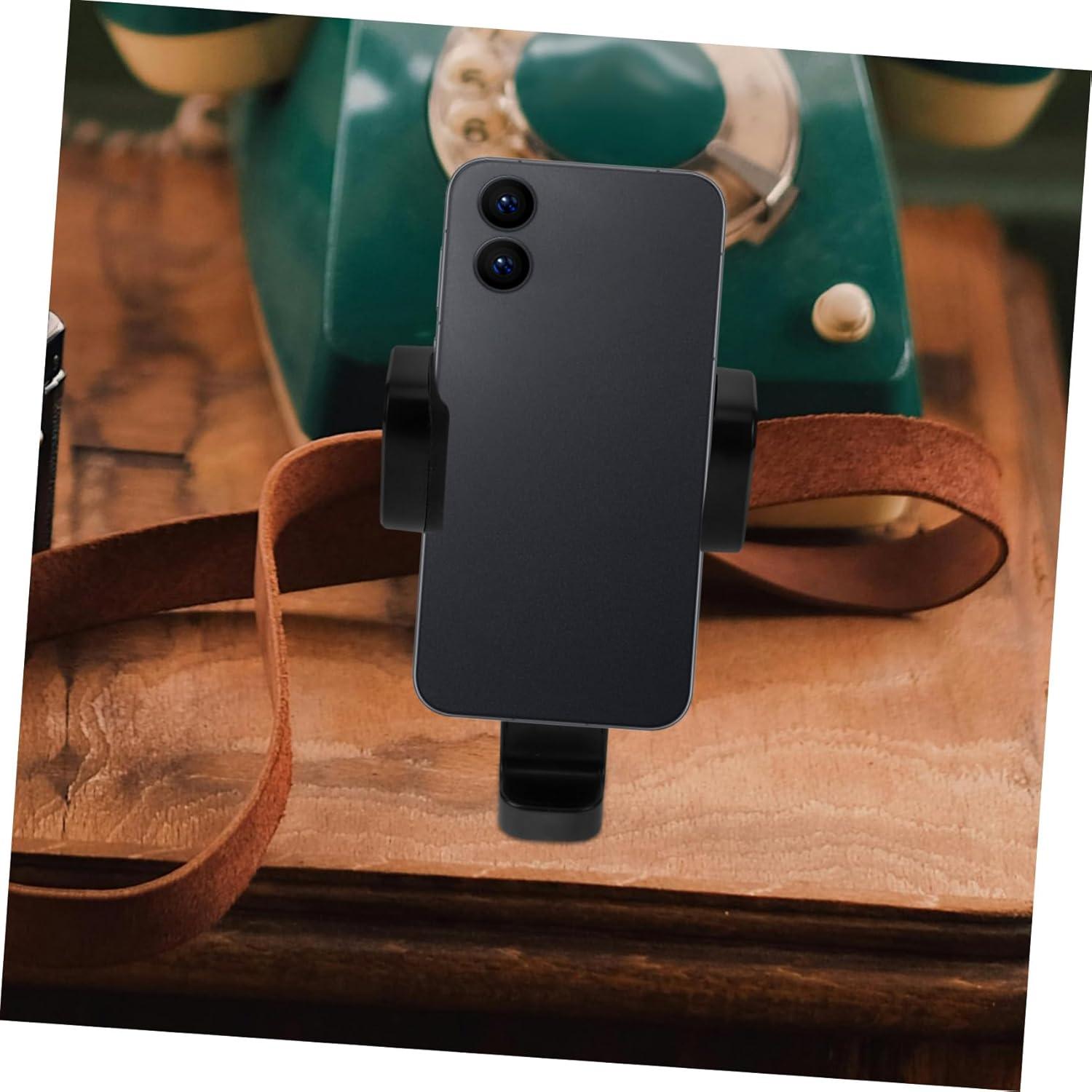 Soporte de trípode ajustable DIYEAH para teléfono negro