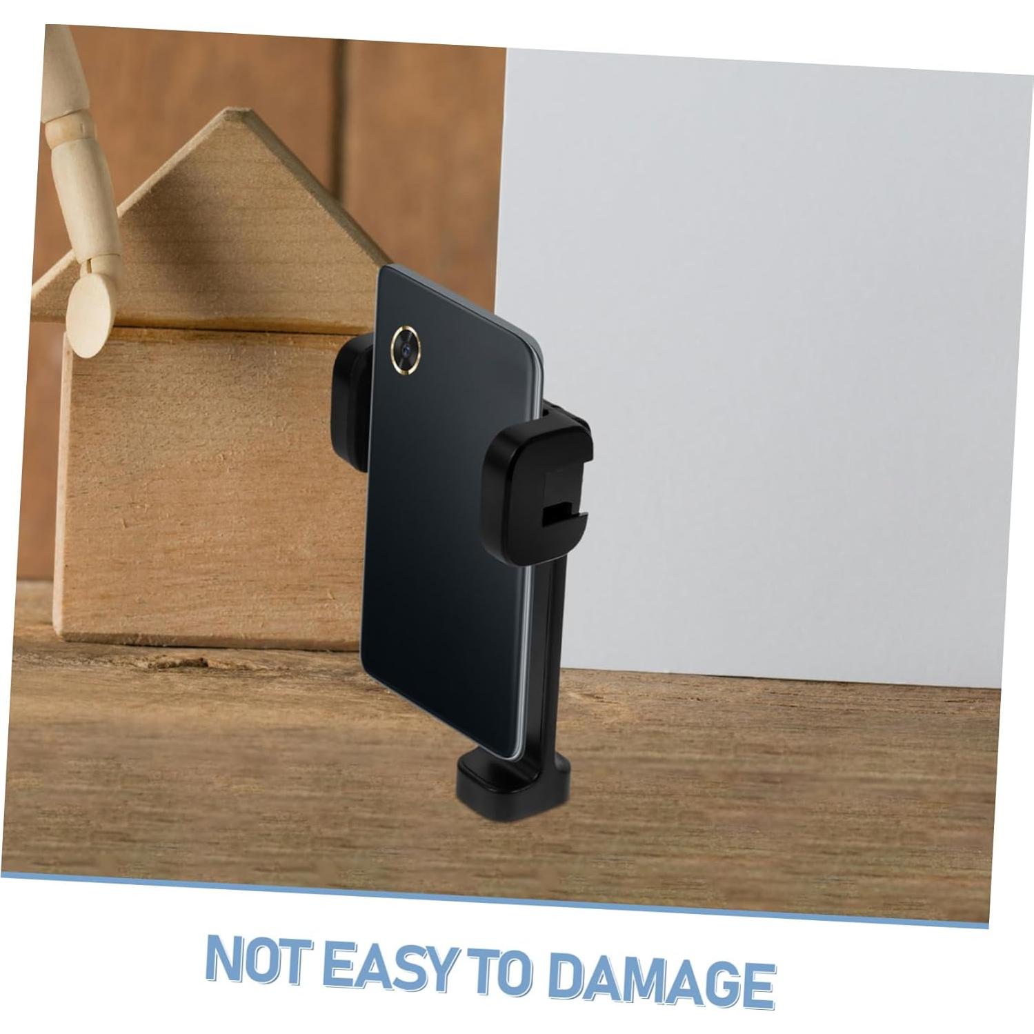 Soporte de trípode ajustable DIYEAH para teléfono negro