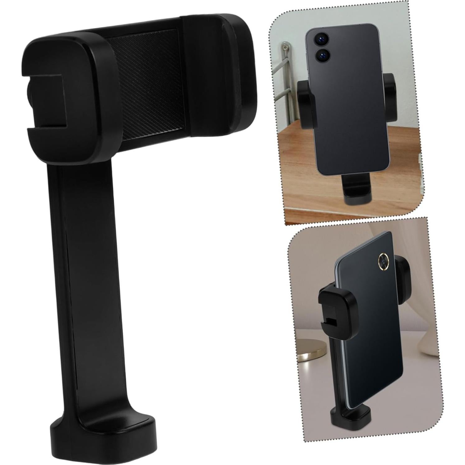 Soporte de trípode ajustable DIYEAH para teléfono negro