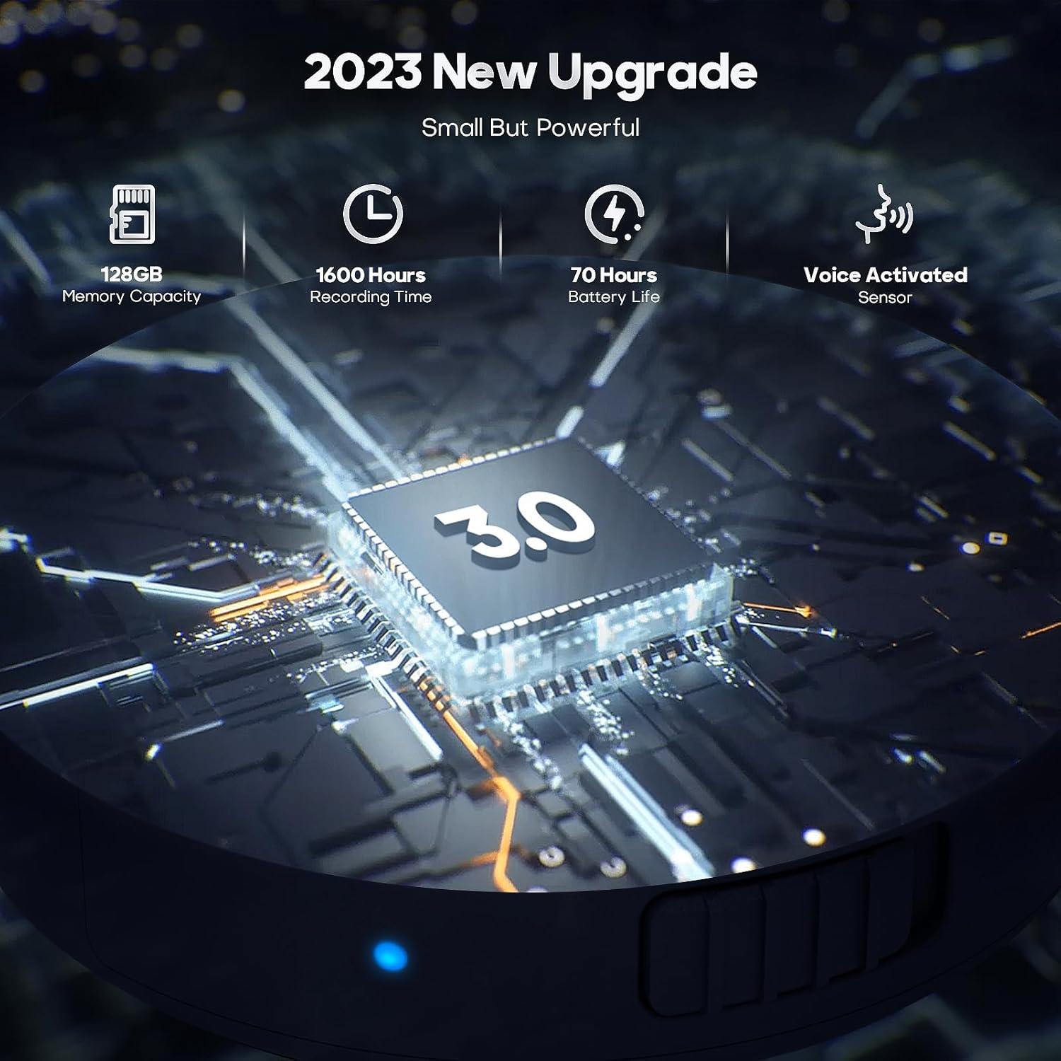 Grabadora de voz Nanezan NZ007 128GB activada por voz