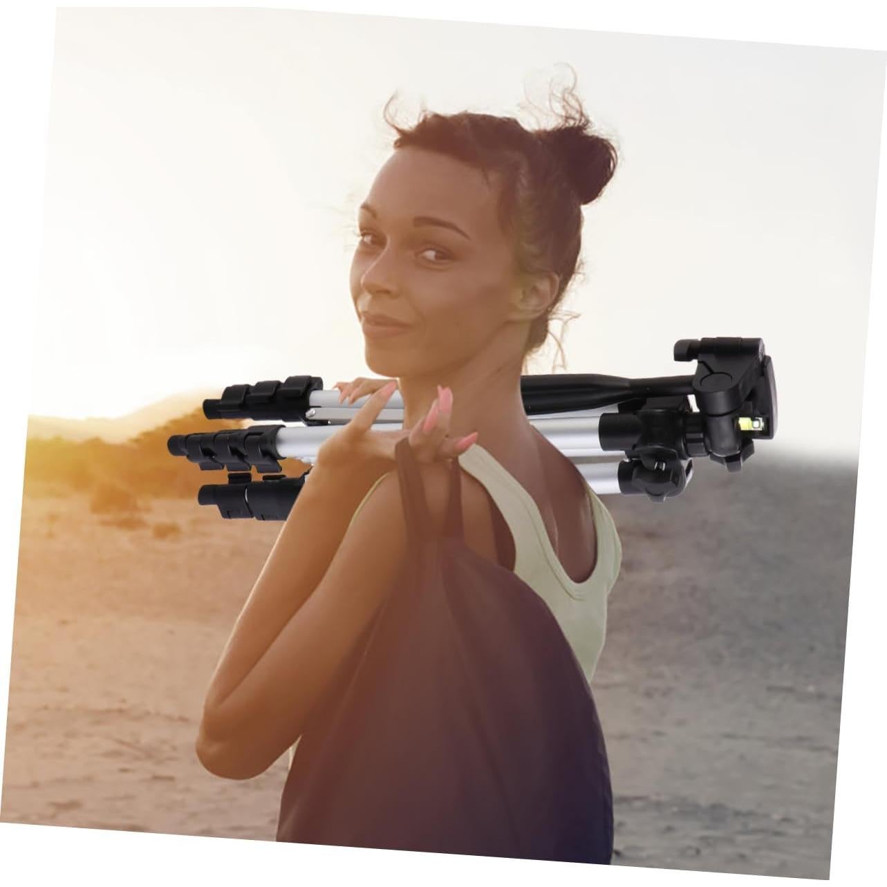 Trípode Portátil Ligero Tofficu para Smartphone y Cámara 35 cm