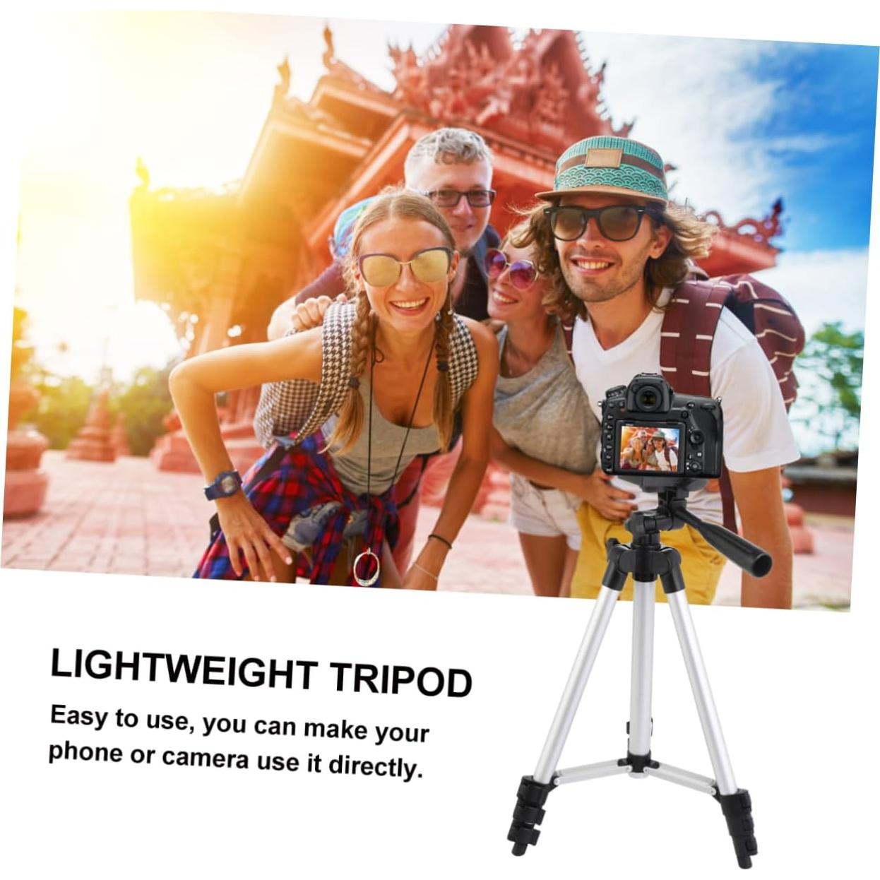 Trípode Portátil Ligero Tofficu para Smartphone y Cámara 35 cm