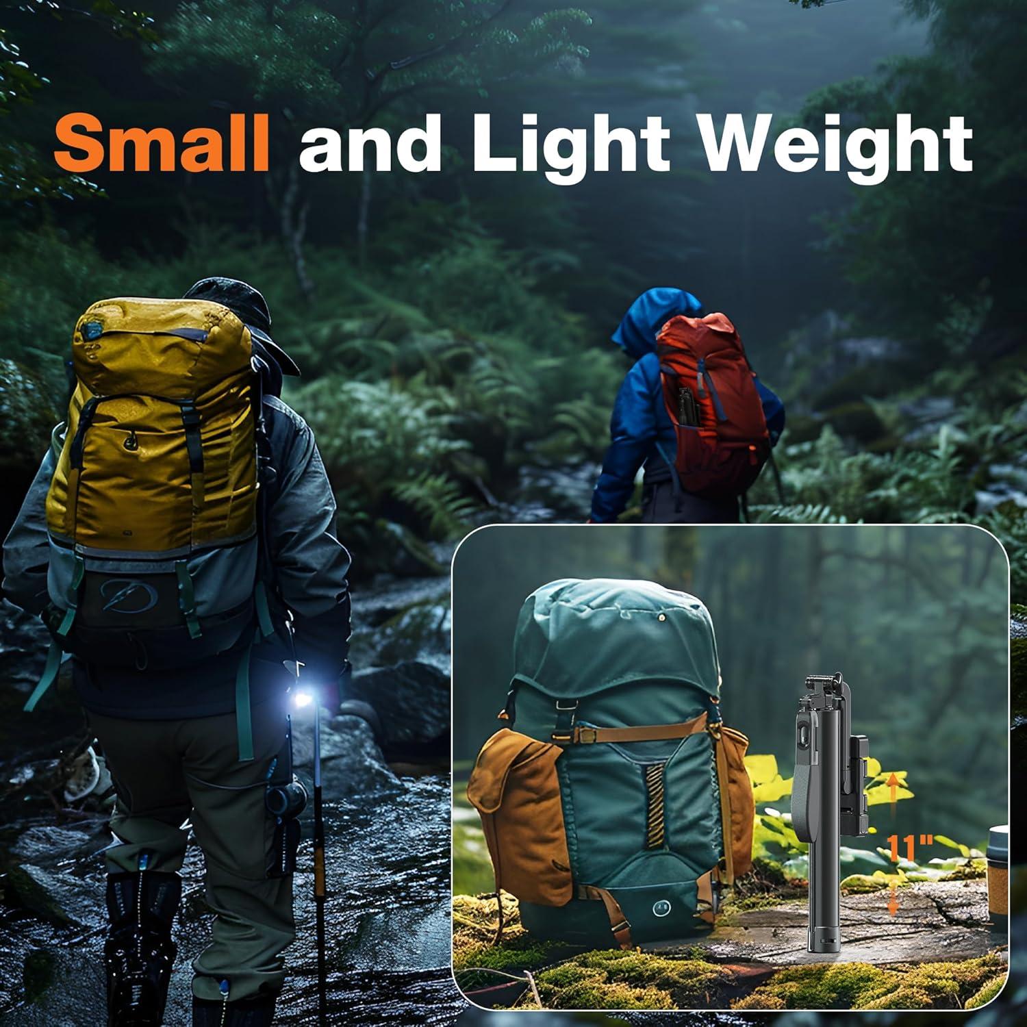 Trípode de Metal ADYSS A21S para Teléfono con Luz RGB y Control Remoto