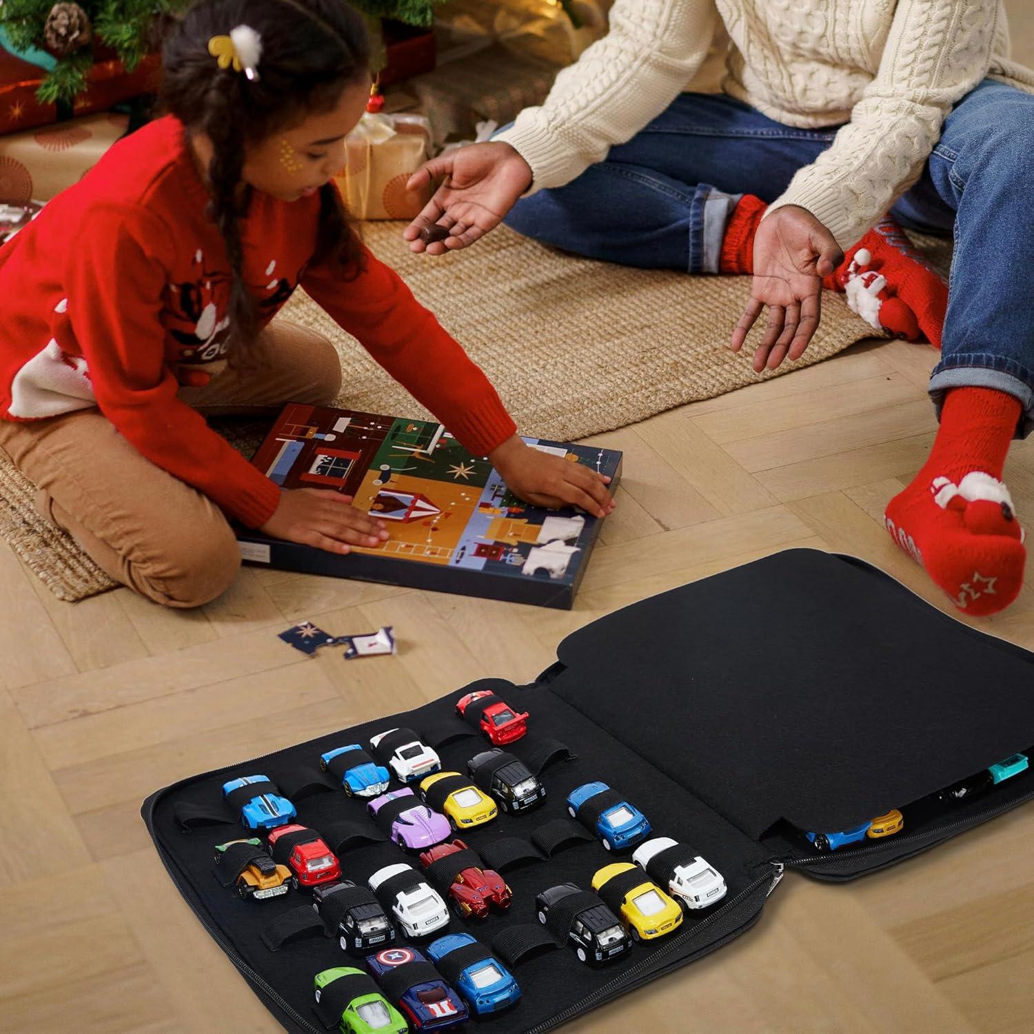 Organizador de Coches de Juguete HUHYNN para 56 Hot Wheels