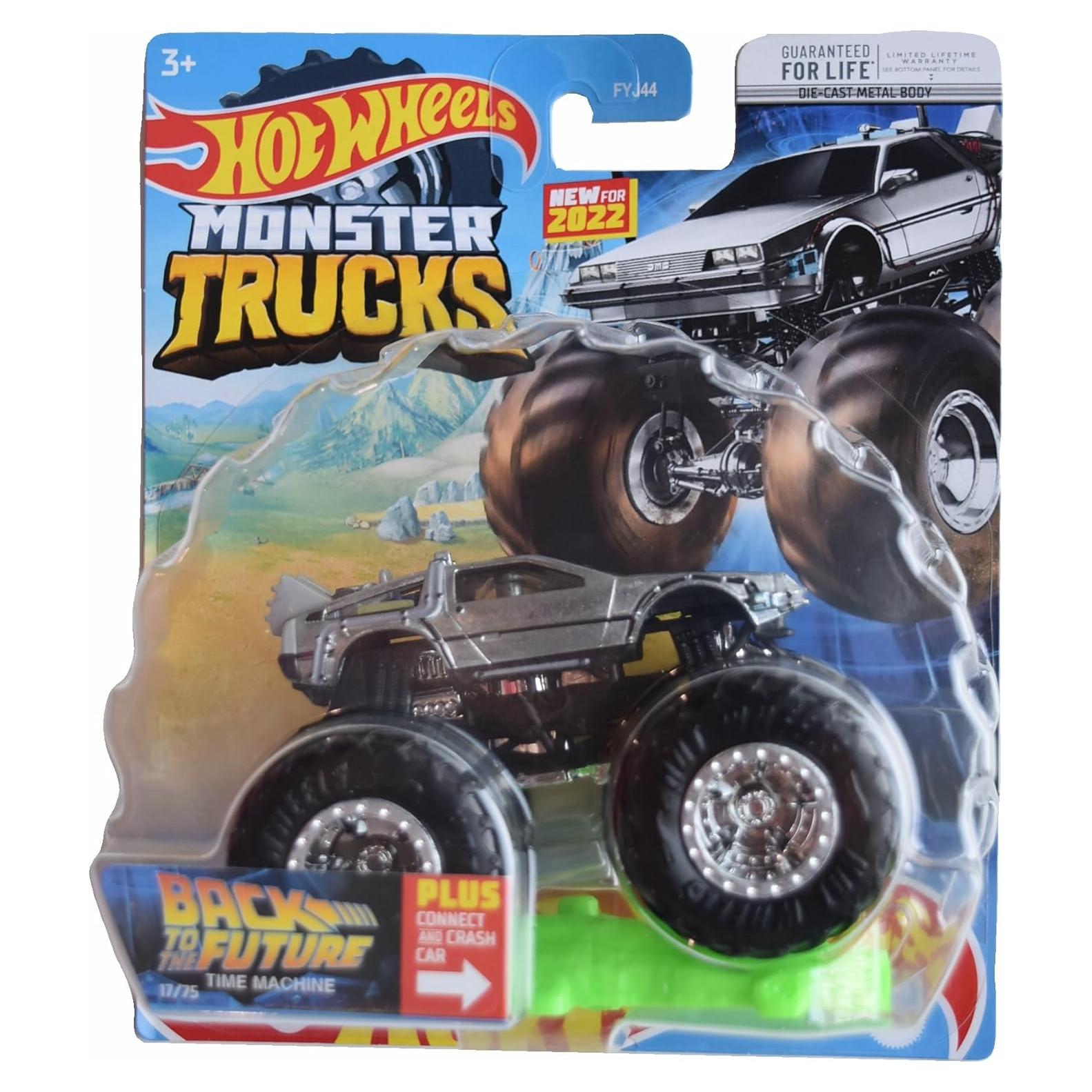 Hot Wheels Monster Trucks Máquina del Tiempo 1:64 Mattel