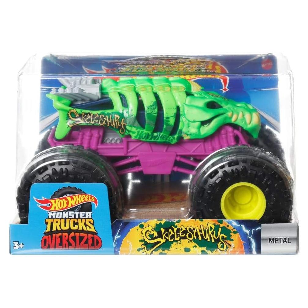 Hot Wheels Camión Monstruo Skelesaurus 2024 1:24 Die-Cast