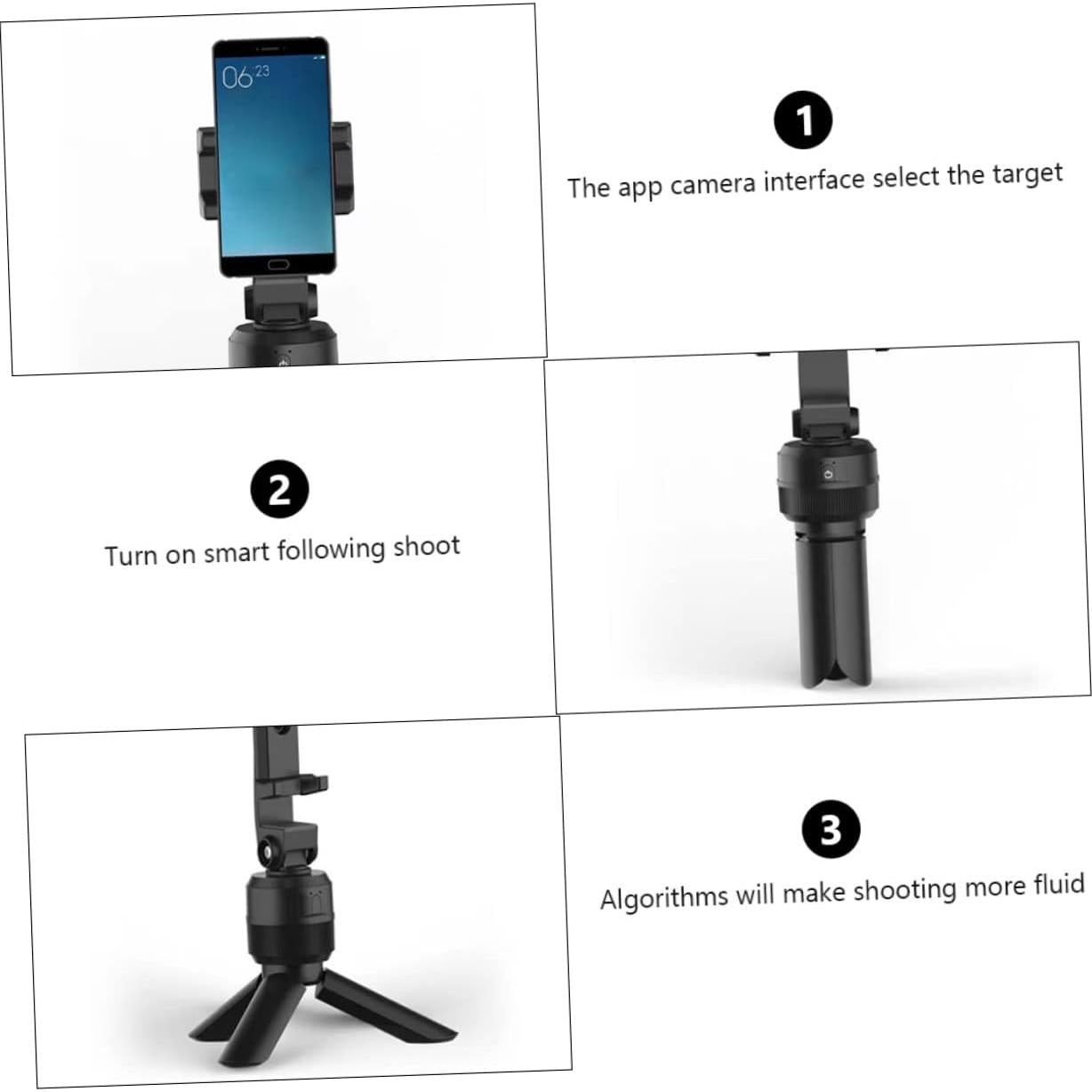 Trípode de Reconocimiento Facial Artibetter 360° para Smartphone