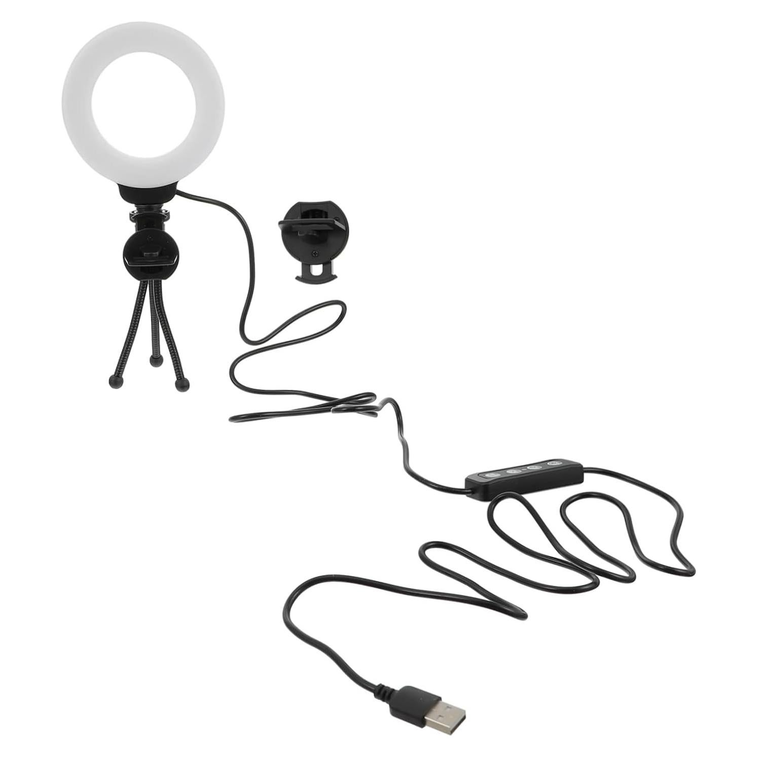 Luz de Anillo LED Artibetter con Clip y Trípode 12.5x10.2cm