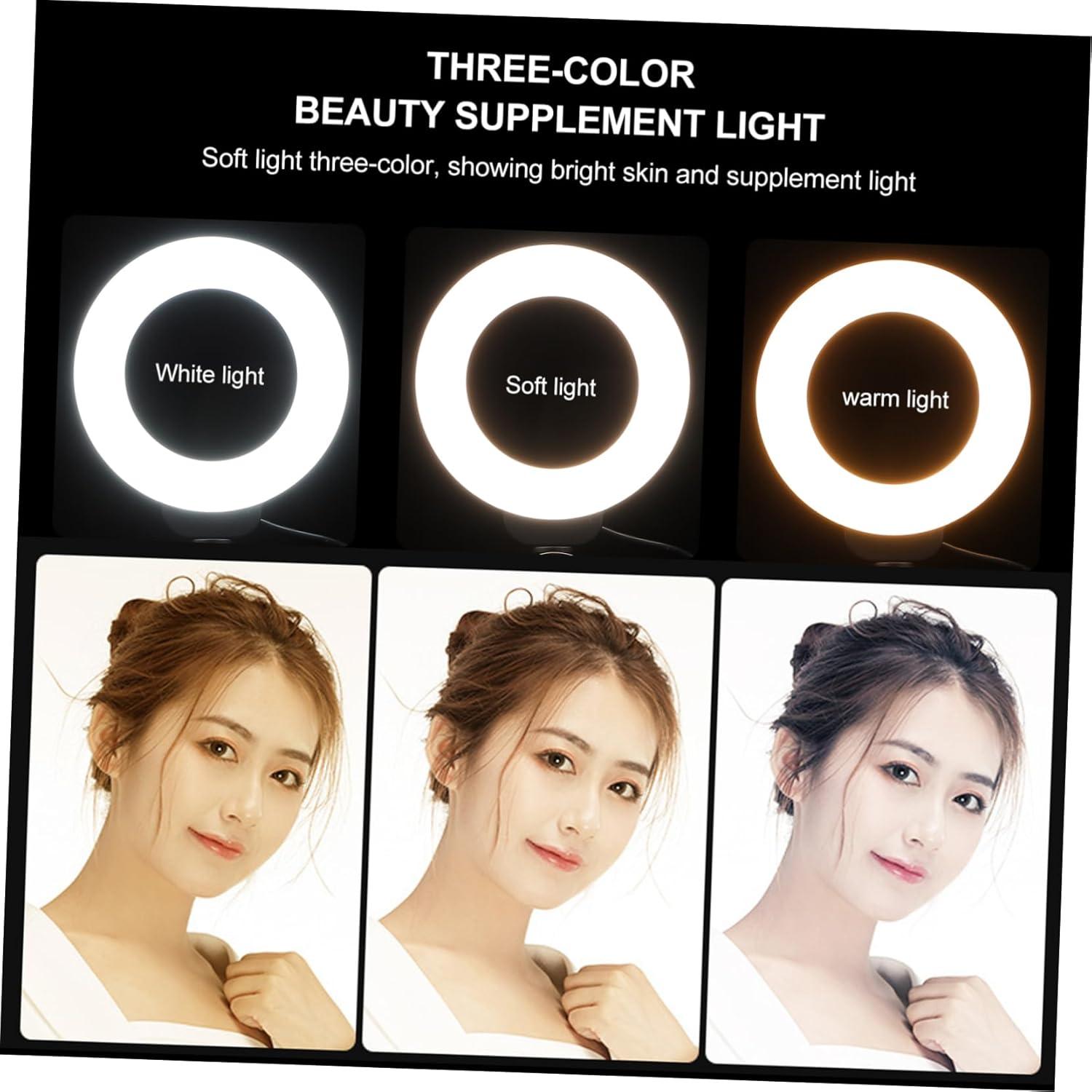 Luz de Anillo LED Artibetter con Clip y Trípode 12.5x10.2cm