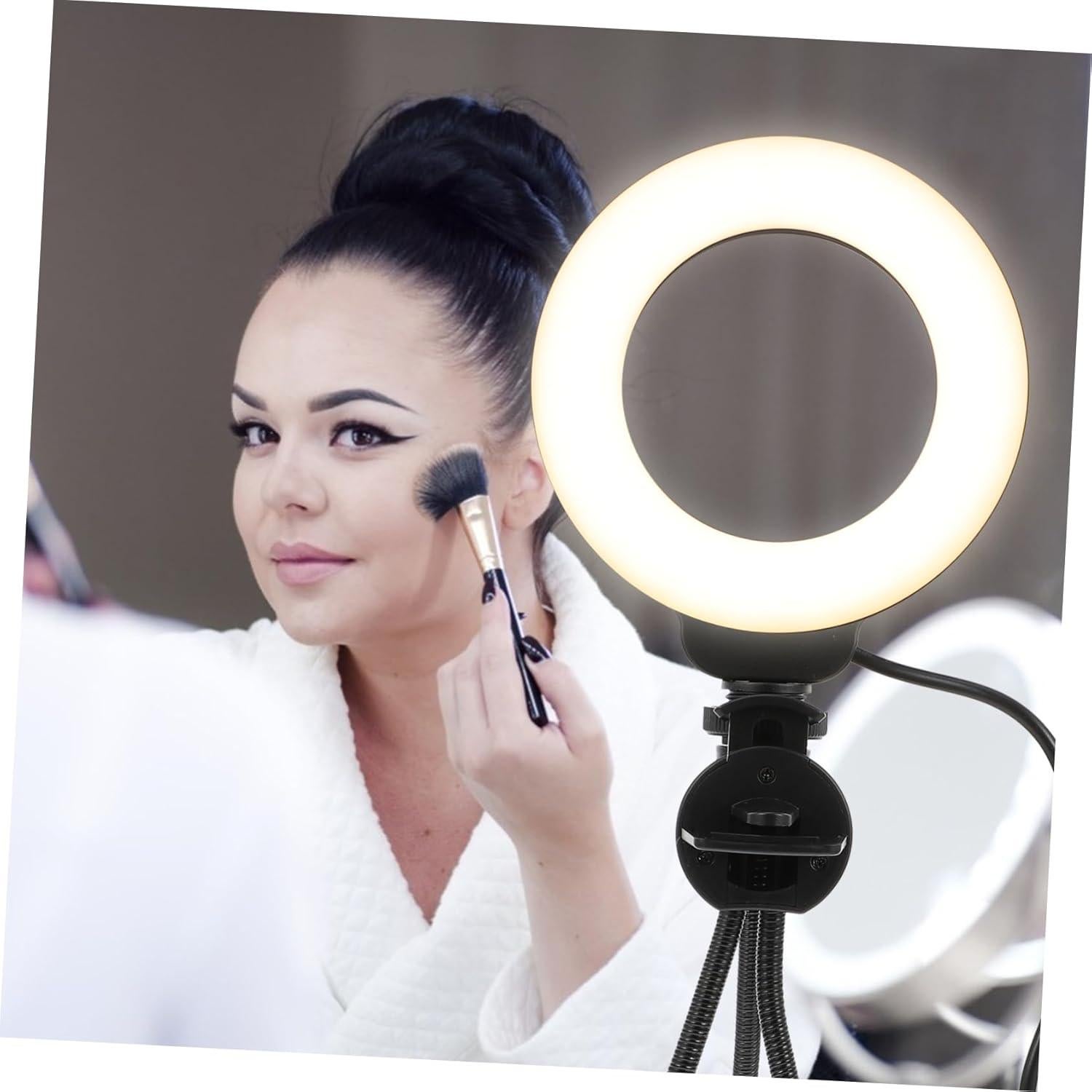 Luz de Anillo LED Artibetter con Clip y Trípode 12.5x10.2cm