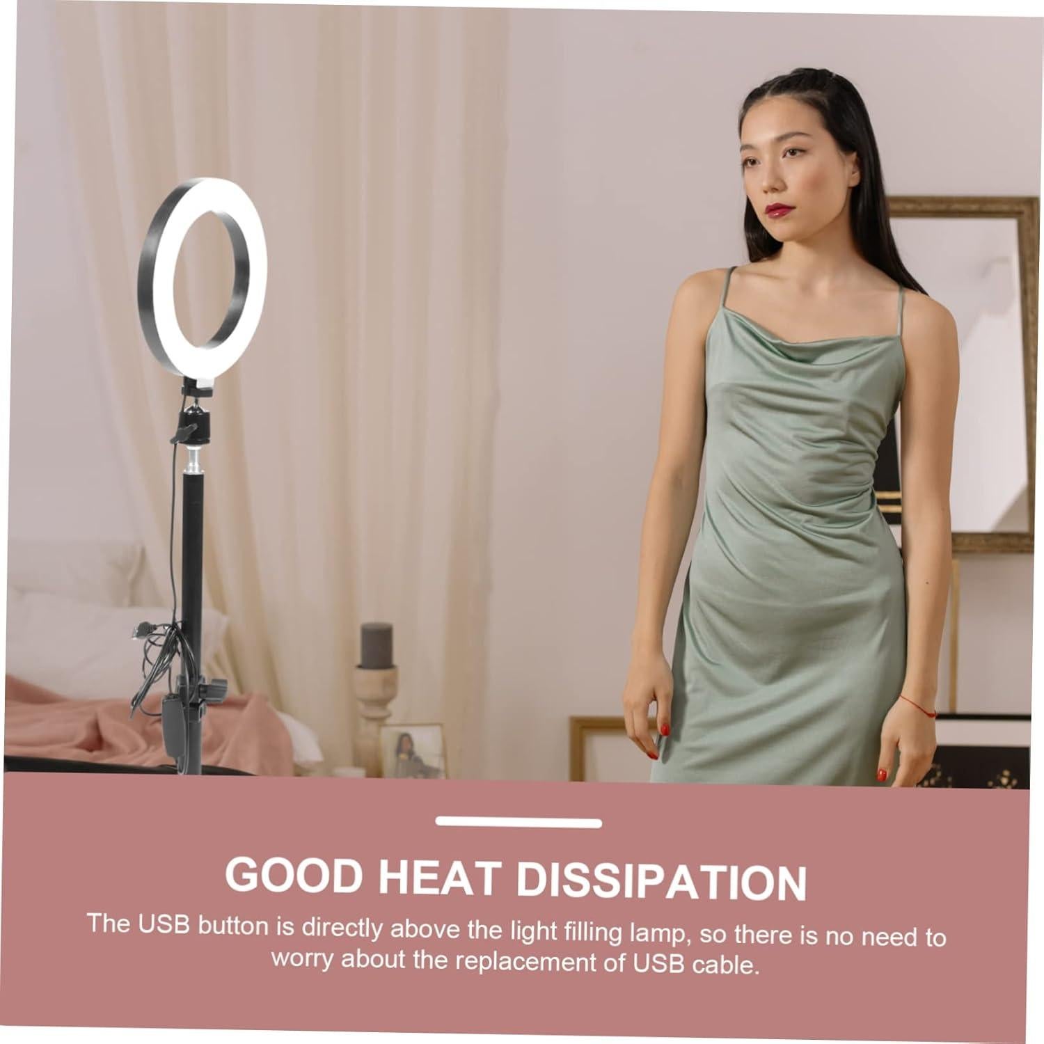 Luz de Relleno LED Artibetter con Trípode y Clip para Teléfono