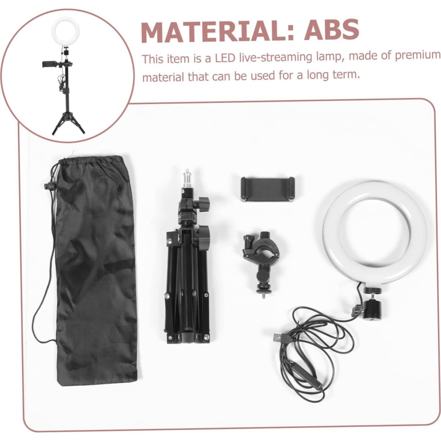 Luz de Relleno LED Artibetter con Trípode y Clip para Teléfono