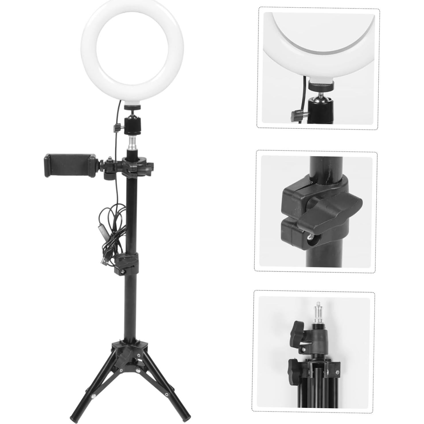 Luz de Relleno LED Artibetter con Trípode y Clip para Teléfono