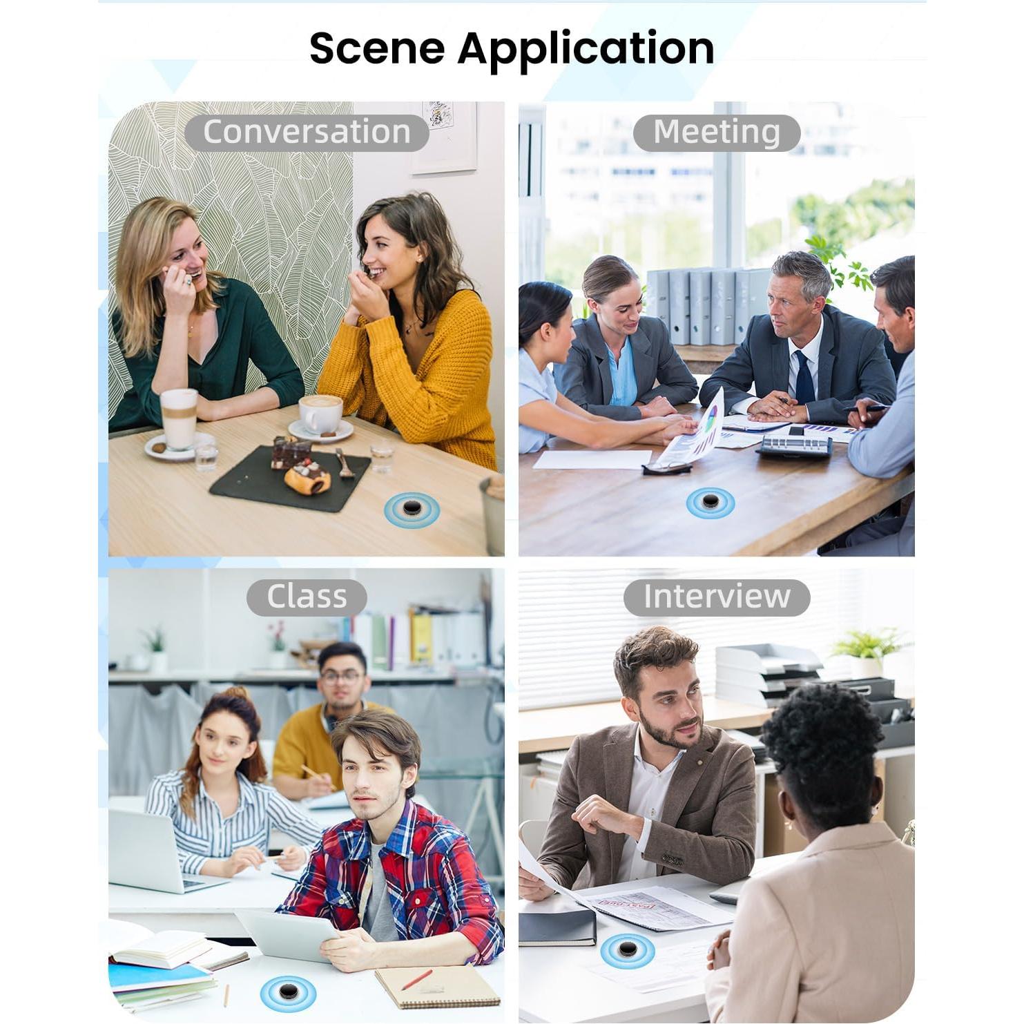 Grabadora de Voz Cohana YXVR-001 64GB con AI y 4000h