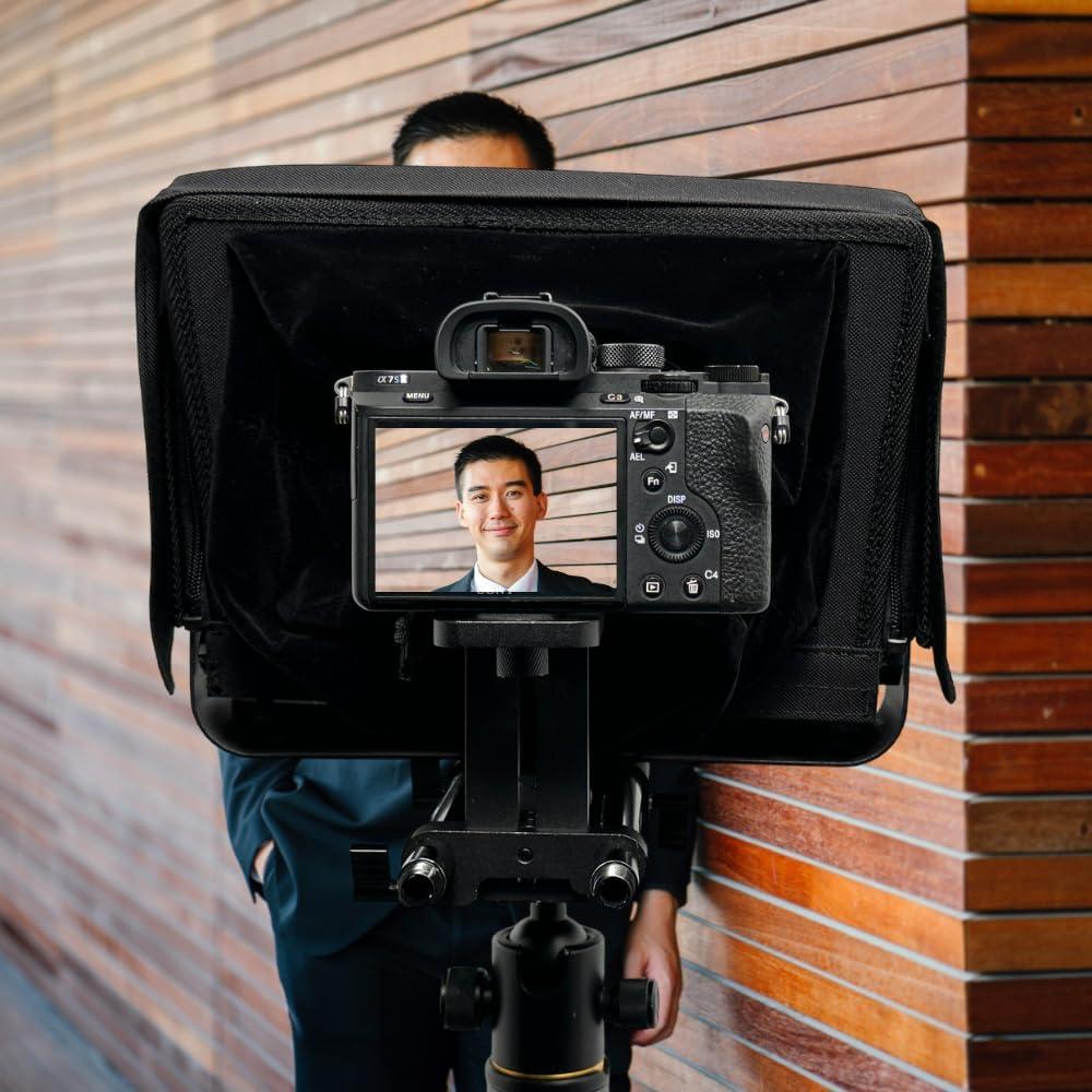 Teleprompter Glide Gear TMP 500 - 12" (30.48 cm) para DSLR y Tabletas