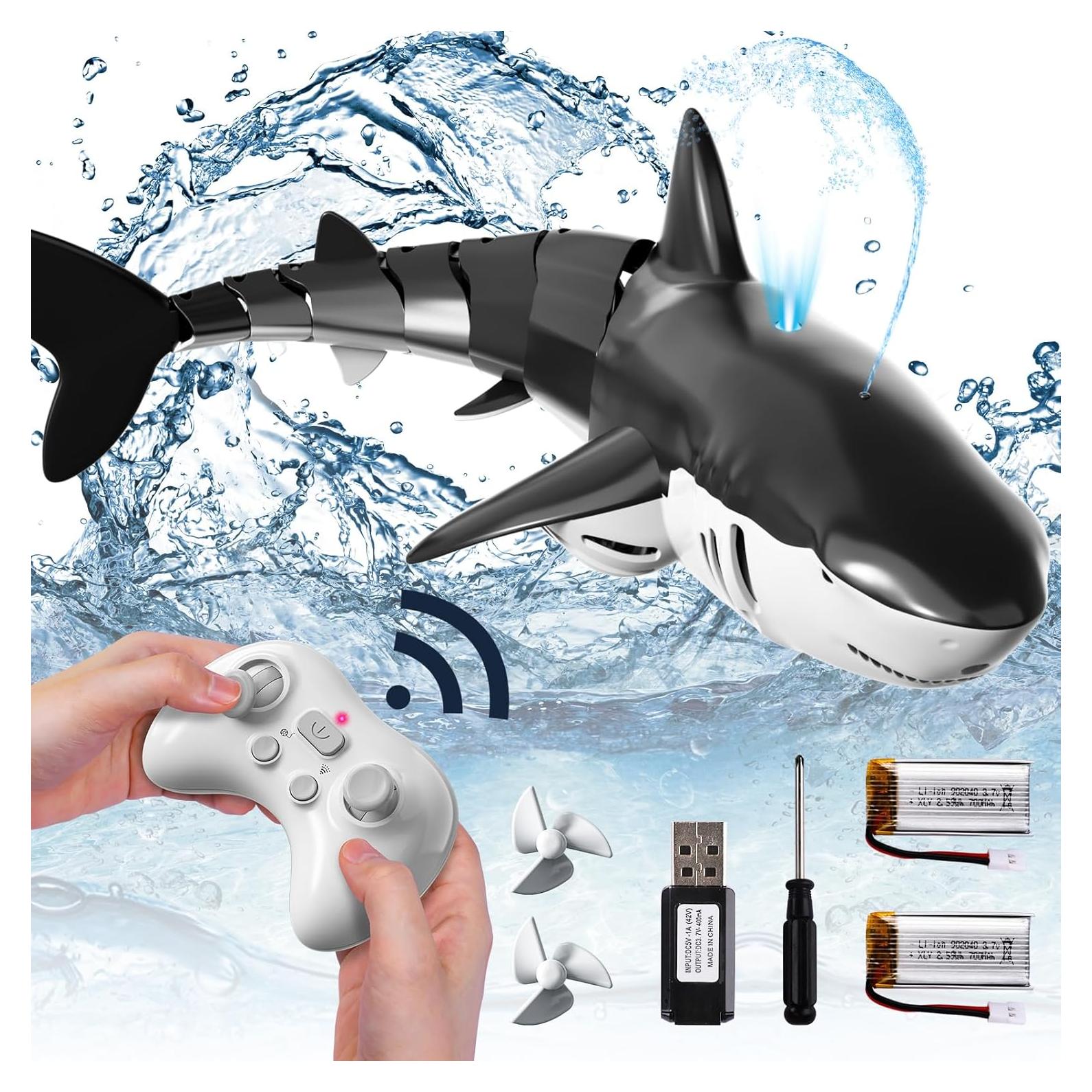 Tiburón RC Control Remoto Bennol 1:18 para Piscina