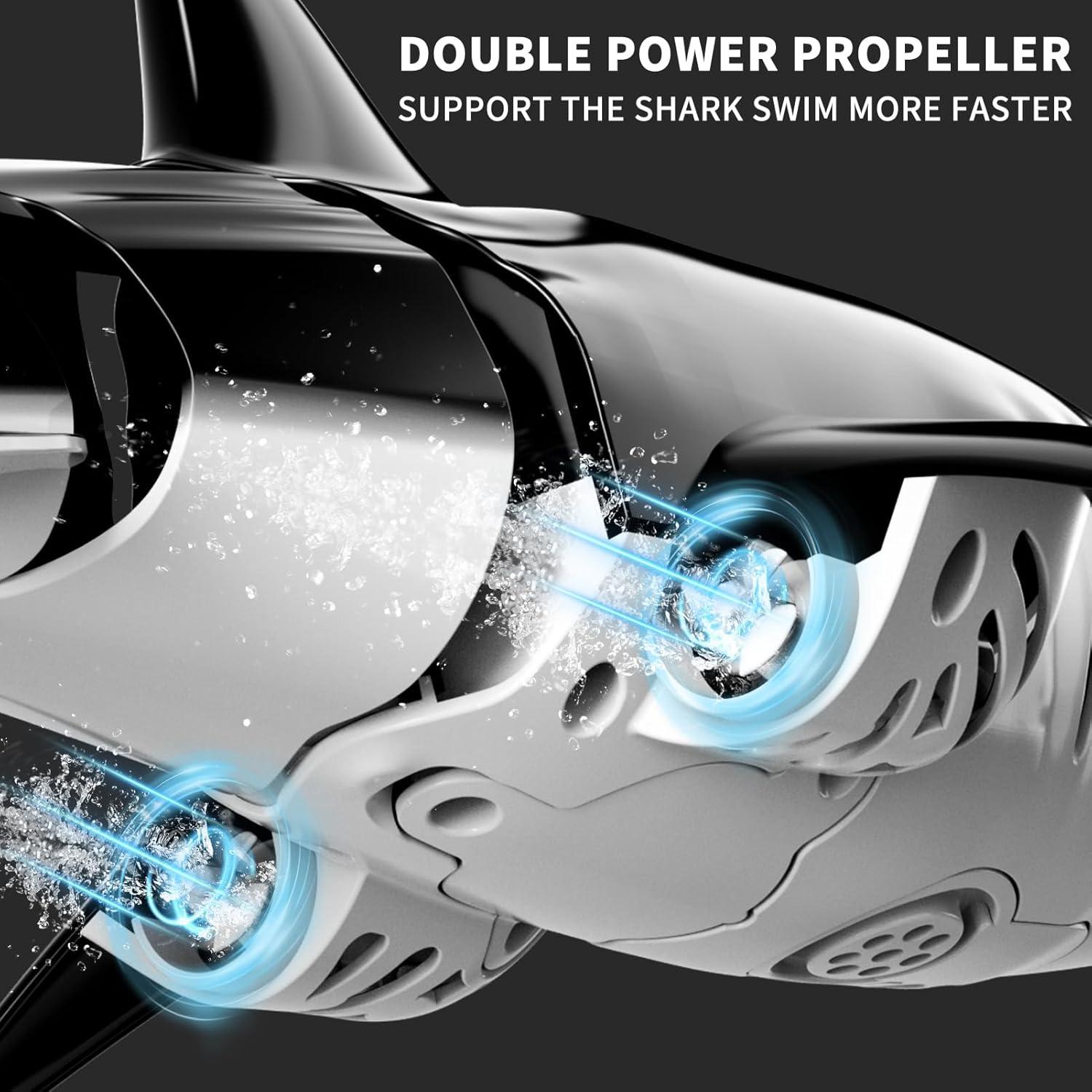 Tiburón RC Control Remoto Bennol 1:18 para Piscina