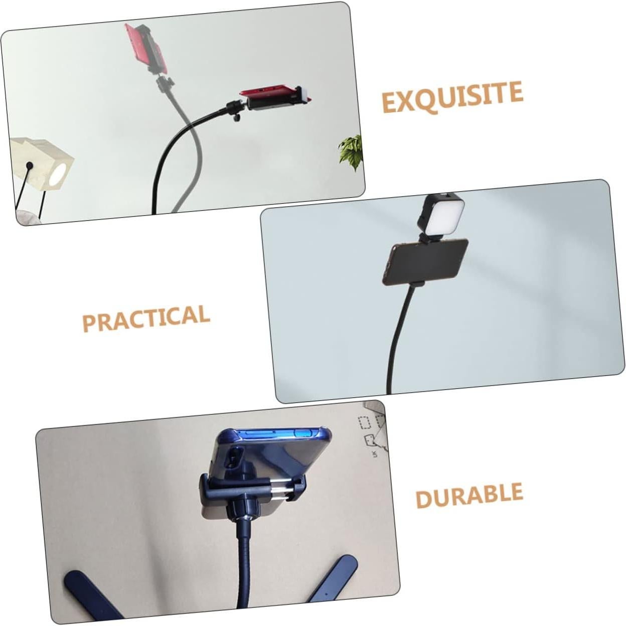 Soporte de trípode profesional Angoily para teléfono vertical