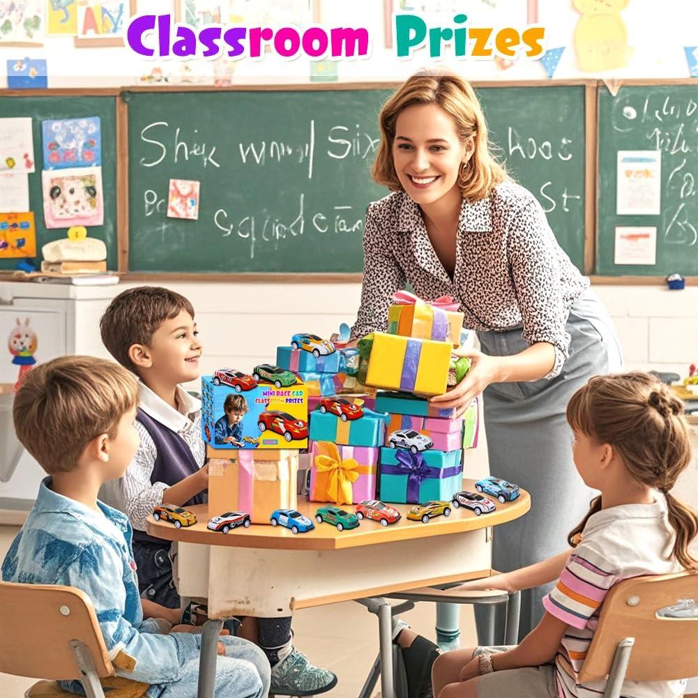 28 Mini Coches de Retroceso Siwarm para Niños 6,99 cm