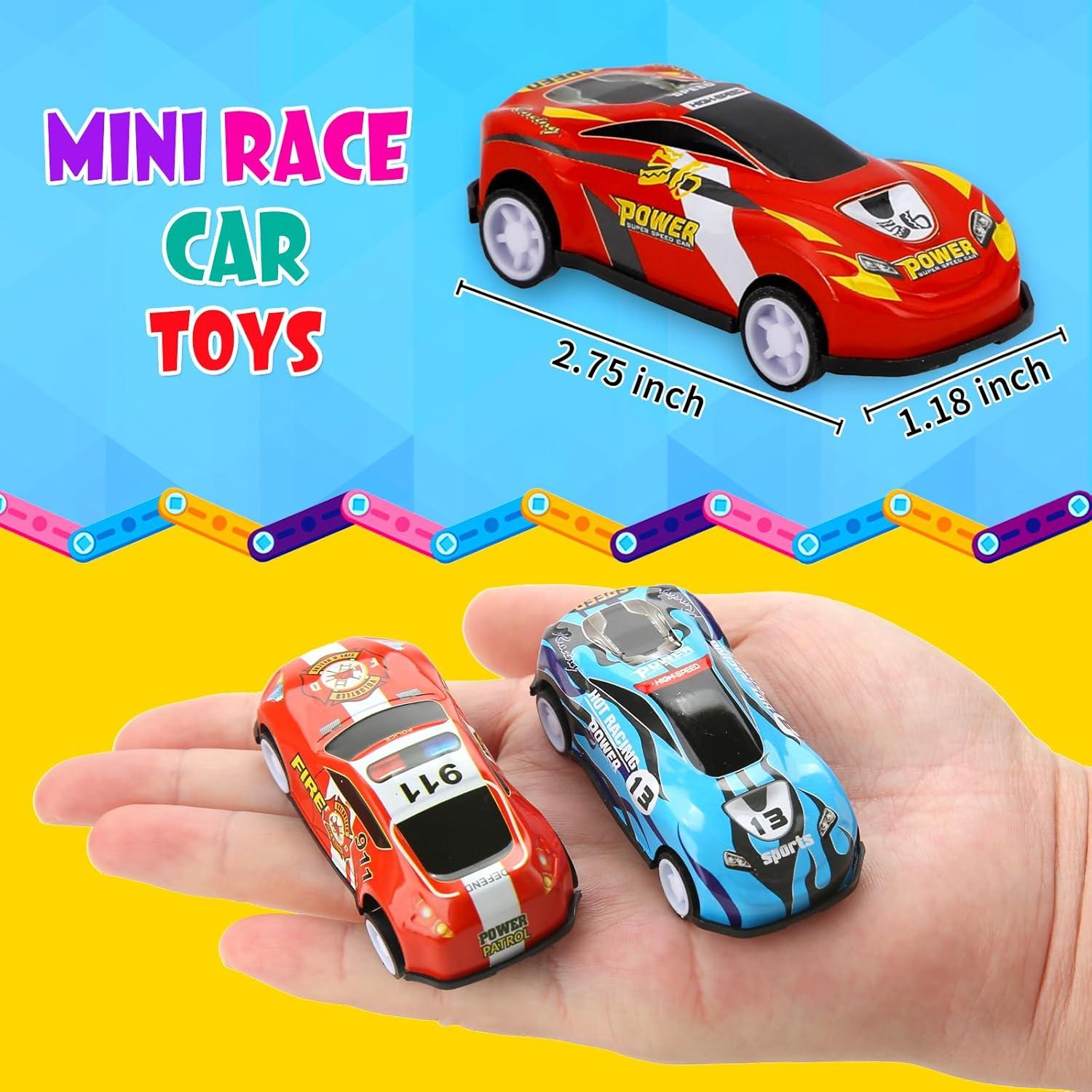 28 Mini Coches de Retroceso Siwarm para Niños 6,99 cm