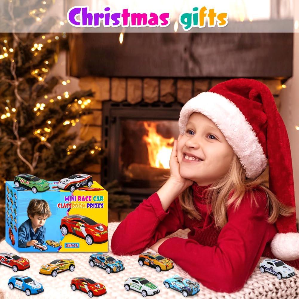 28 Mini Coches de Retroceso Siwarm para Niños 6,99 cm