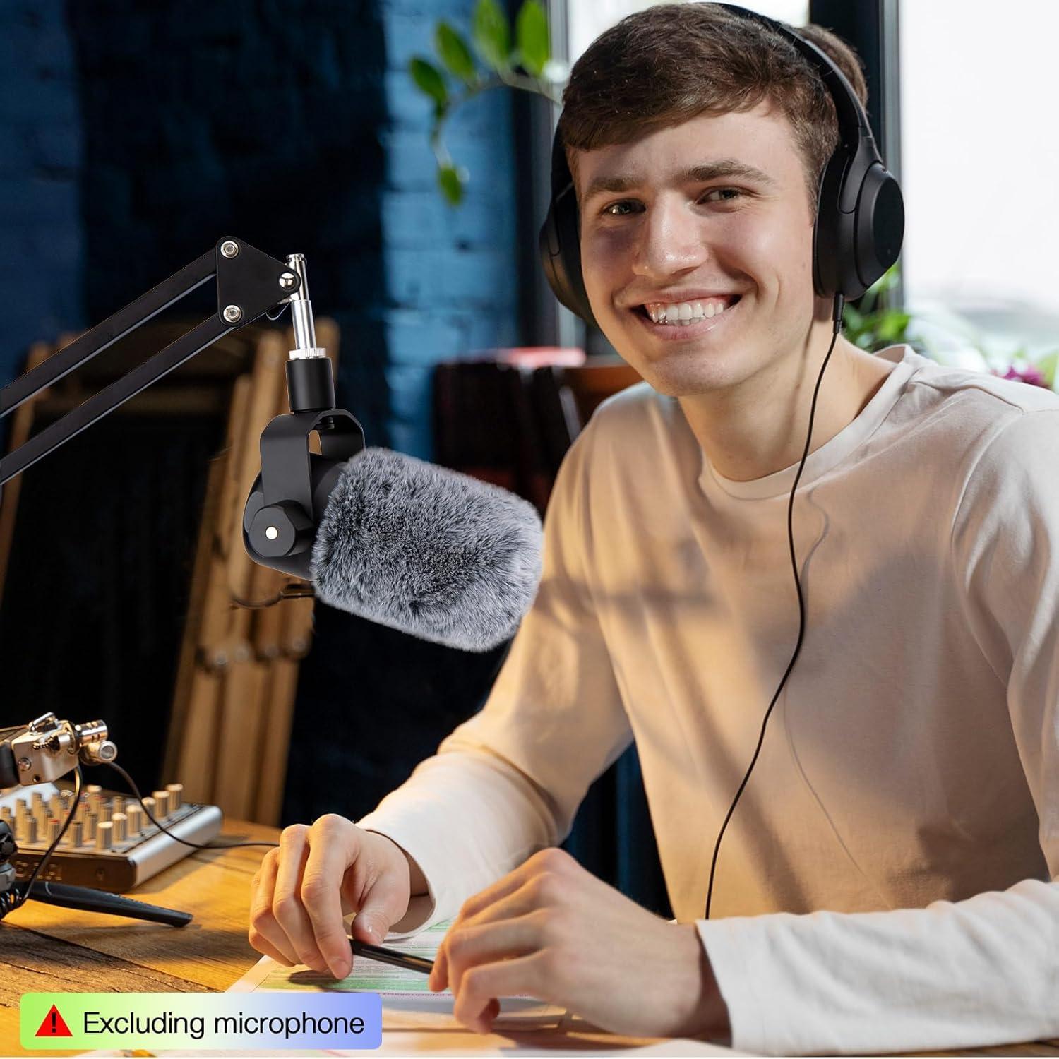 Filtro Pop SUNMON para Micrófono Rode PodMic - Piel Sintética