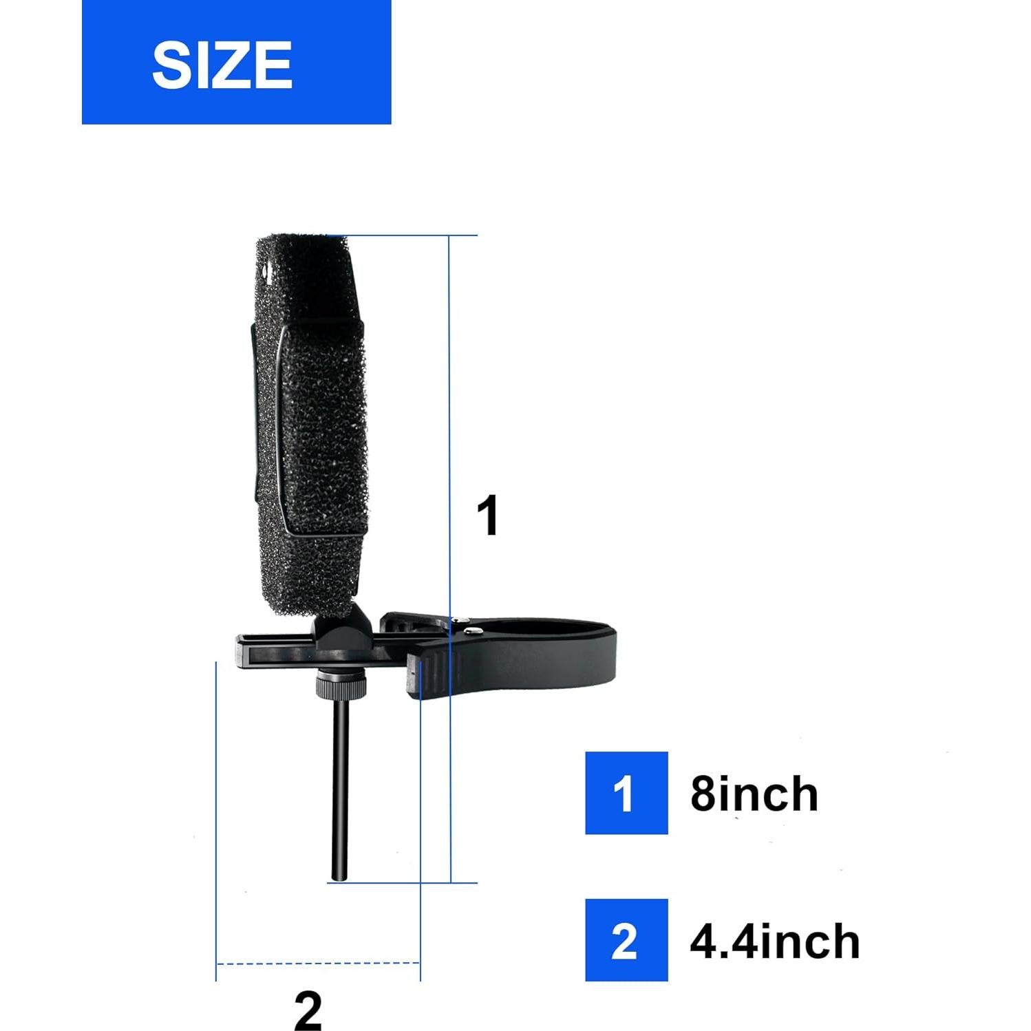 Filtro Pop Profesional para Micrófono YT001 - Cubierta de Viento 14.2x20cm
