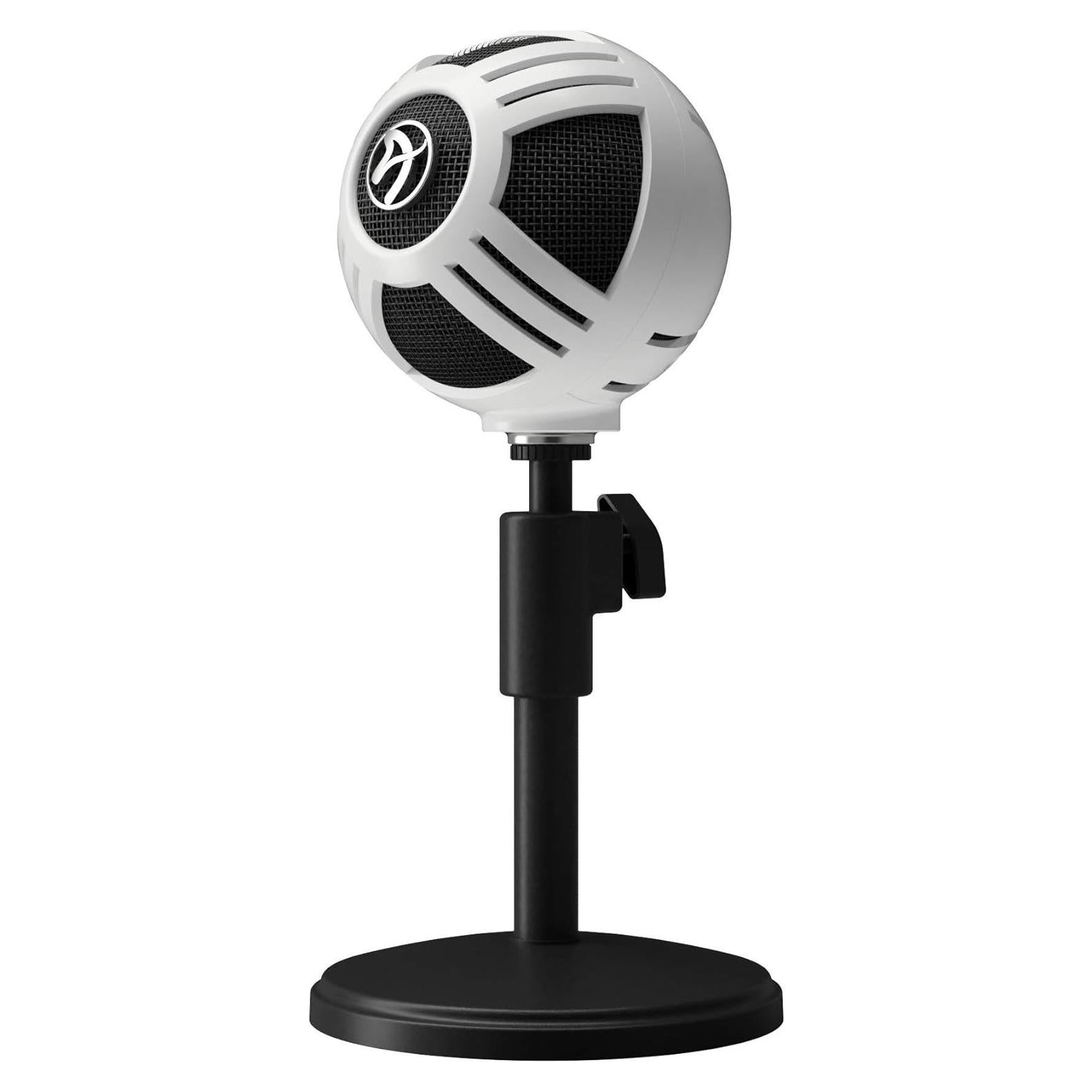 Micrófono USB Arozzi Sfera para Gaming y Streaming - Blanco