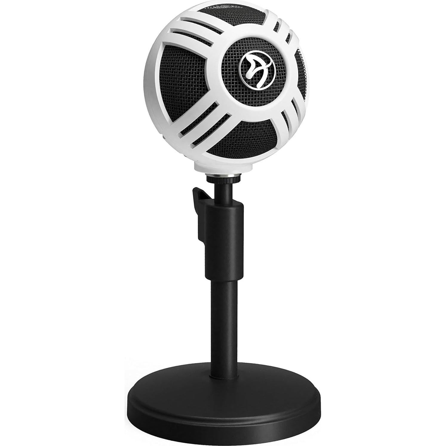 Micrófono USB Arozzi Sfera para Gaming y Streaming - Blanco