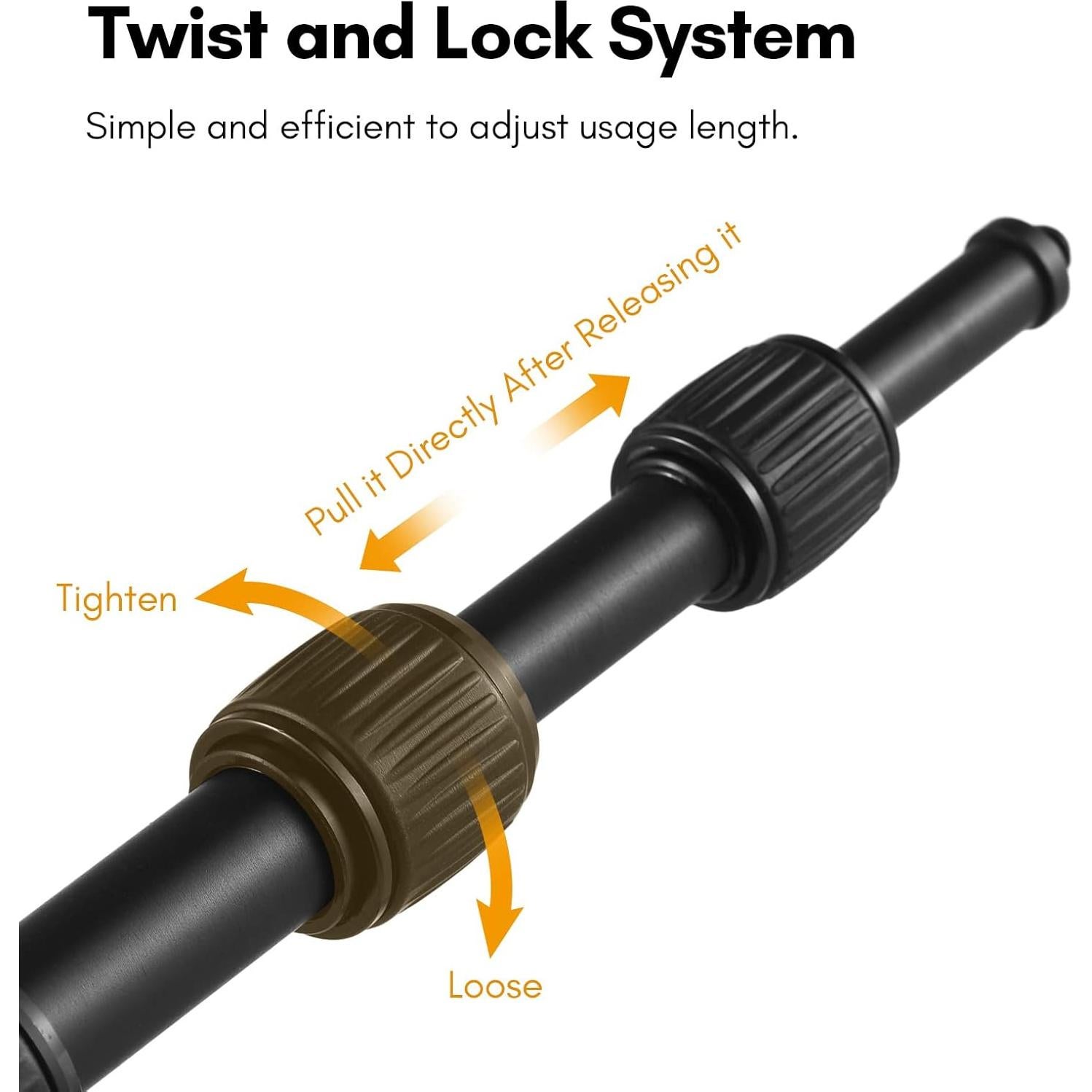 Pértiga de Micrófono Andoer Extensible 45-155cm Aluminio