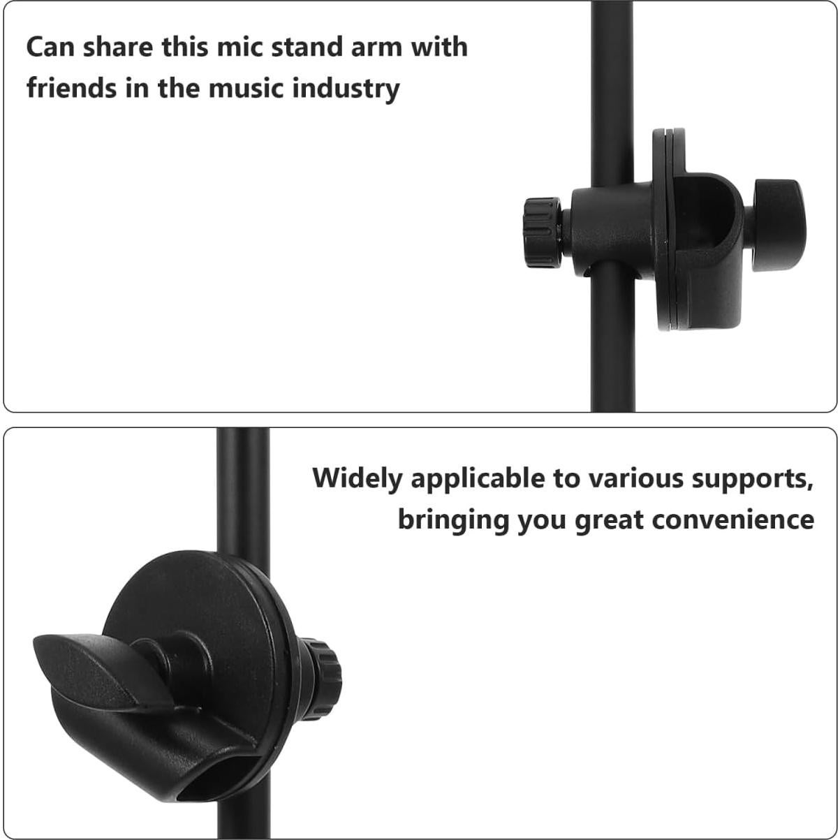 Brazo de Micrófono Ajustable Metal Negro 36.1 cm Duradero