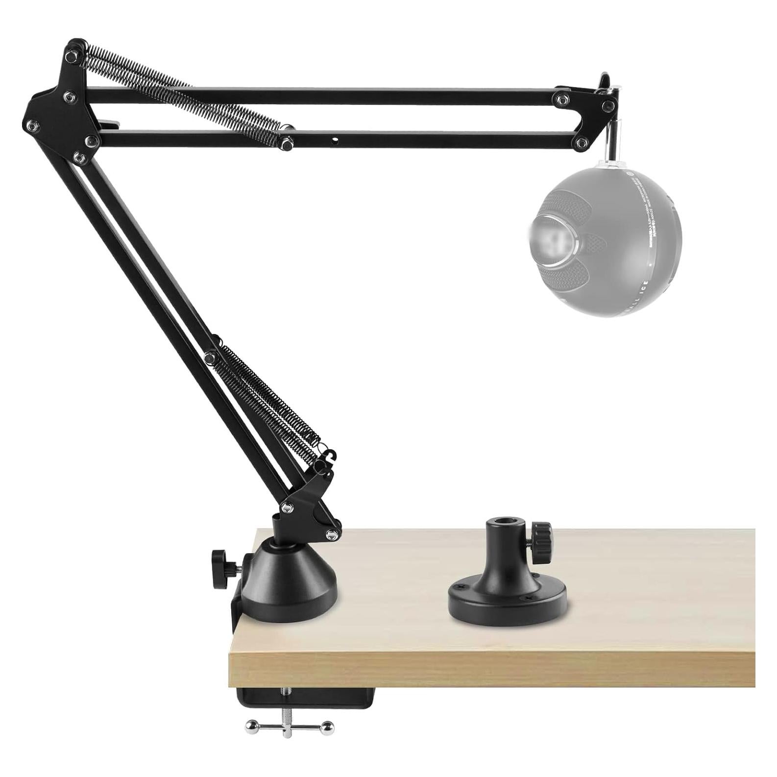 Brazo de Micrófono Geekria para Blue Yeti y Snowball - Soporte de Mesa