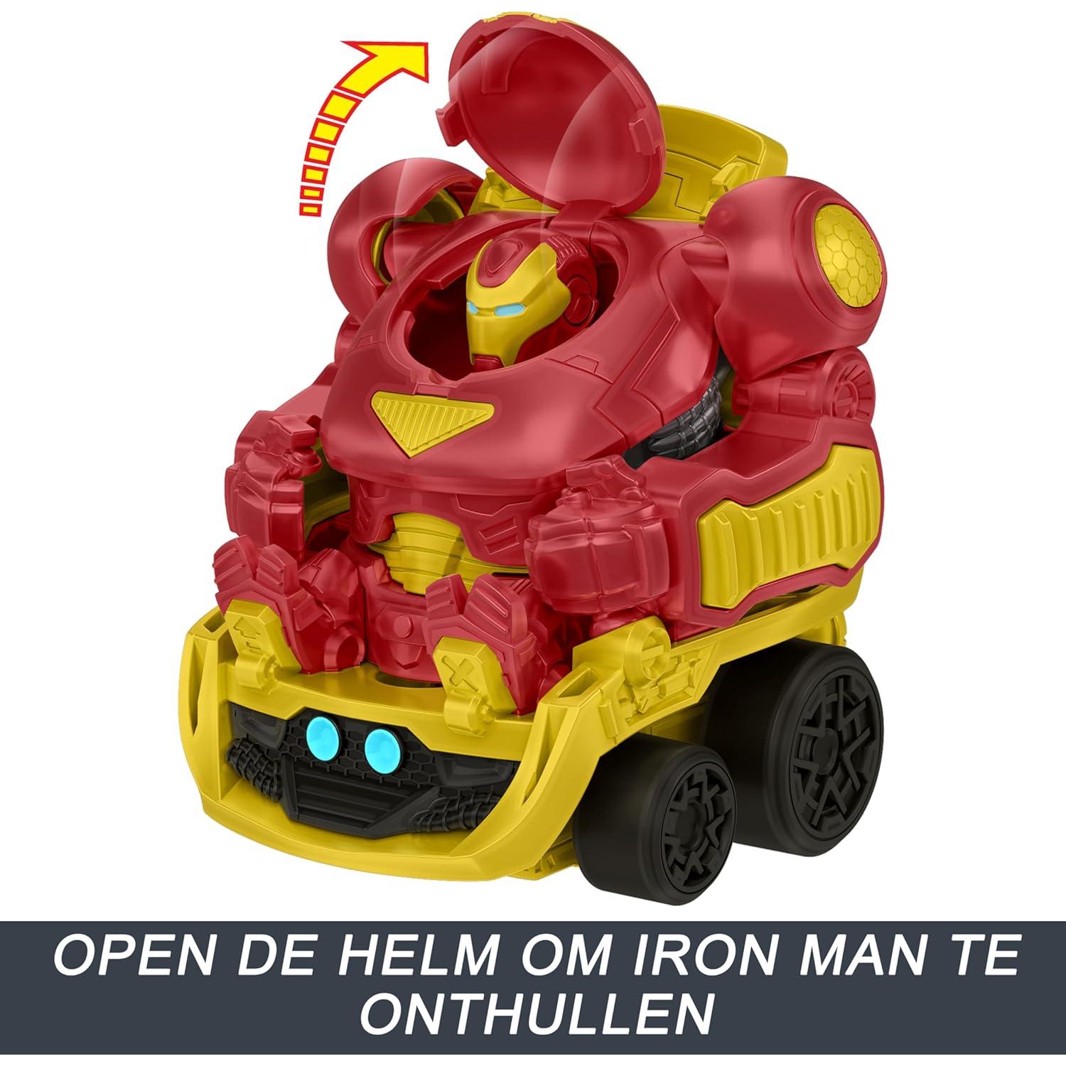 Transportador Marvel Hulkbuster Hot Wheels 10 Vehículos 1:64