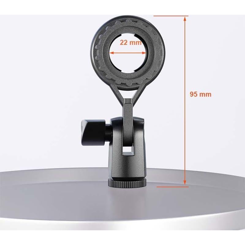 Soporte de Micrófono de Condensador 2 Piezas 22 mm Ajustable