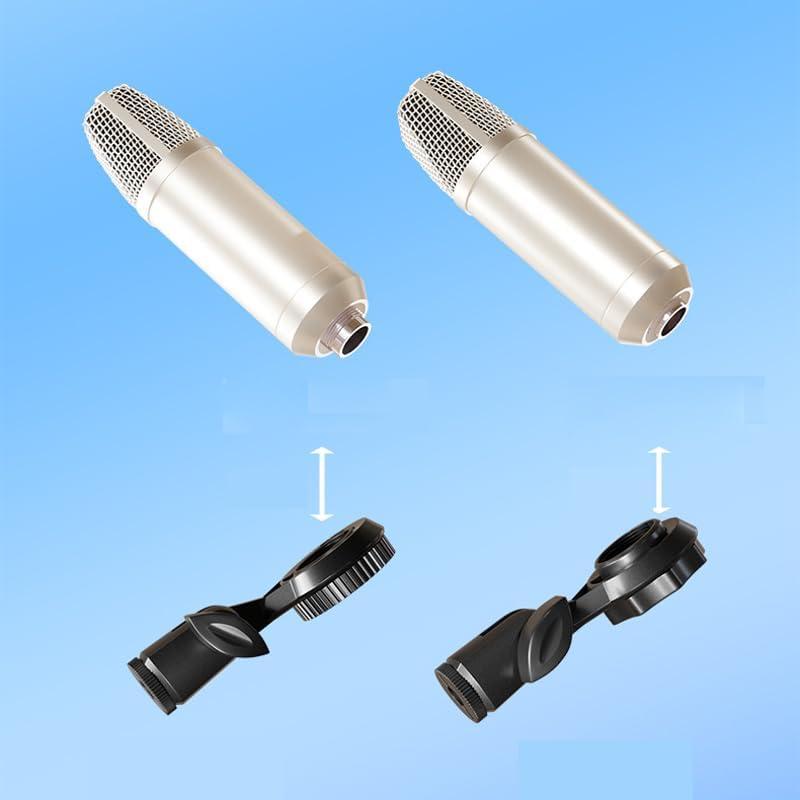 Soporte de Micrófono de Condensador 2 Piezas 22 mm Ajustable