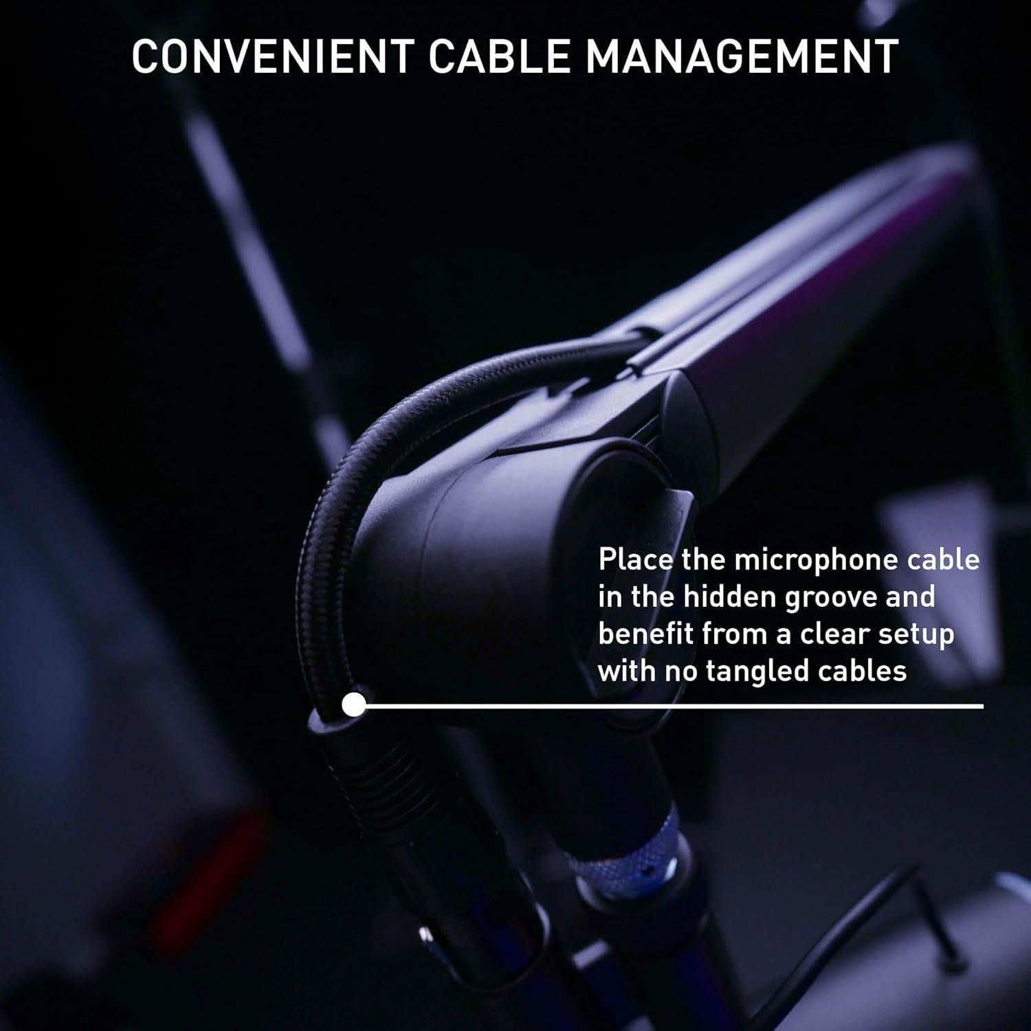 Brazo de Micrófono CHERRY XTRFY Ngale Aluminio Negro