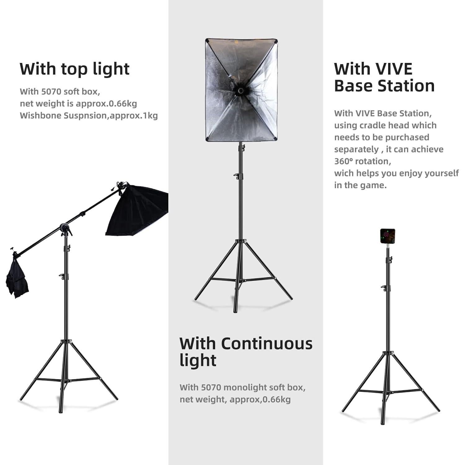 Trípode de Luz Yongnuo 190cm para Fotografía con Rosca 1/4"