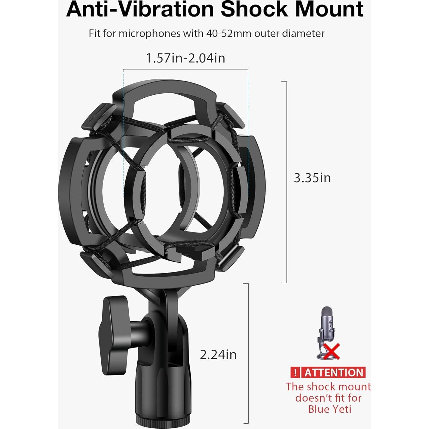 Soporte de Micrófono de Escritorio InnoGear Ajustable 24.9-35.6 cm