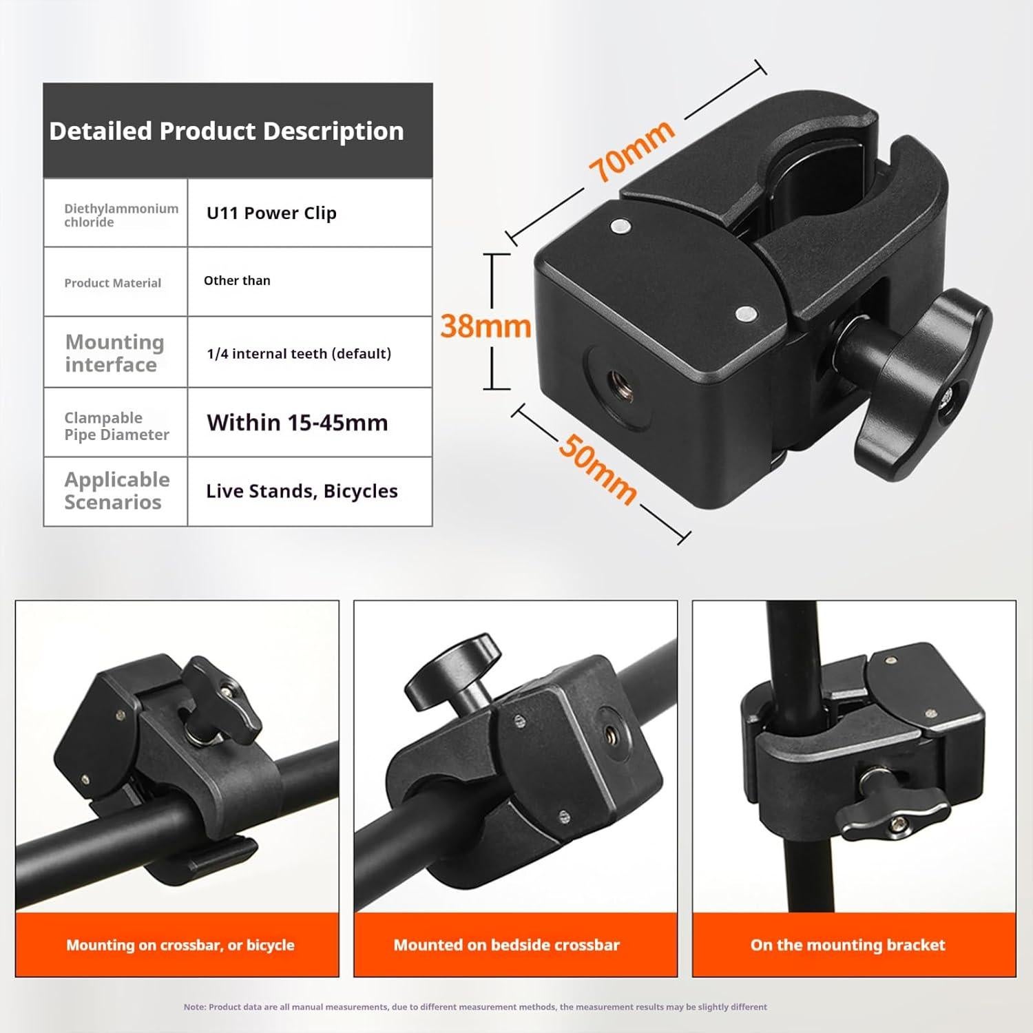 Soporte para Teléfono Ajustable 360° BOOMARM02 - Clip para Micrófono