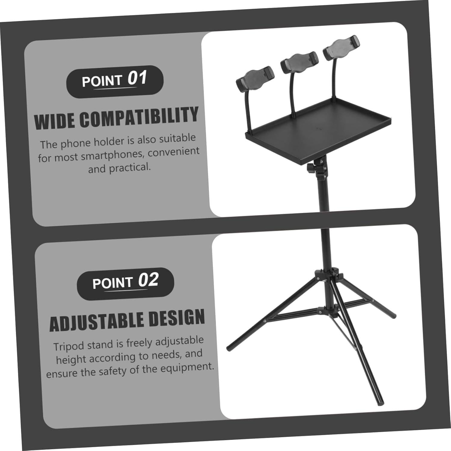 Soporte de Proyector Tripode Sosoport Ajustable para Smartphone