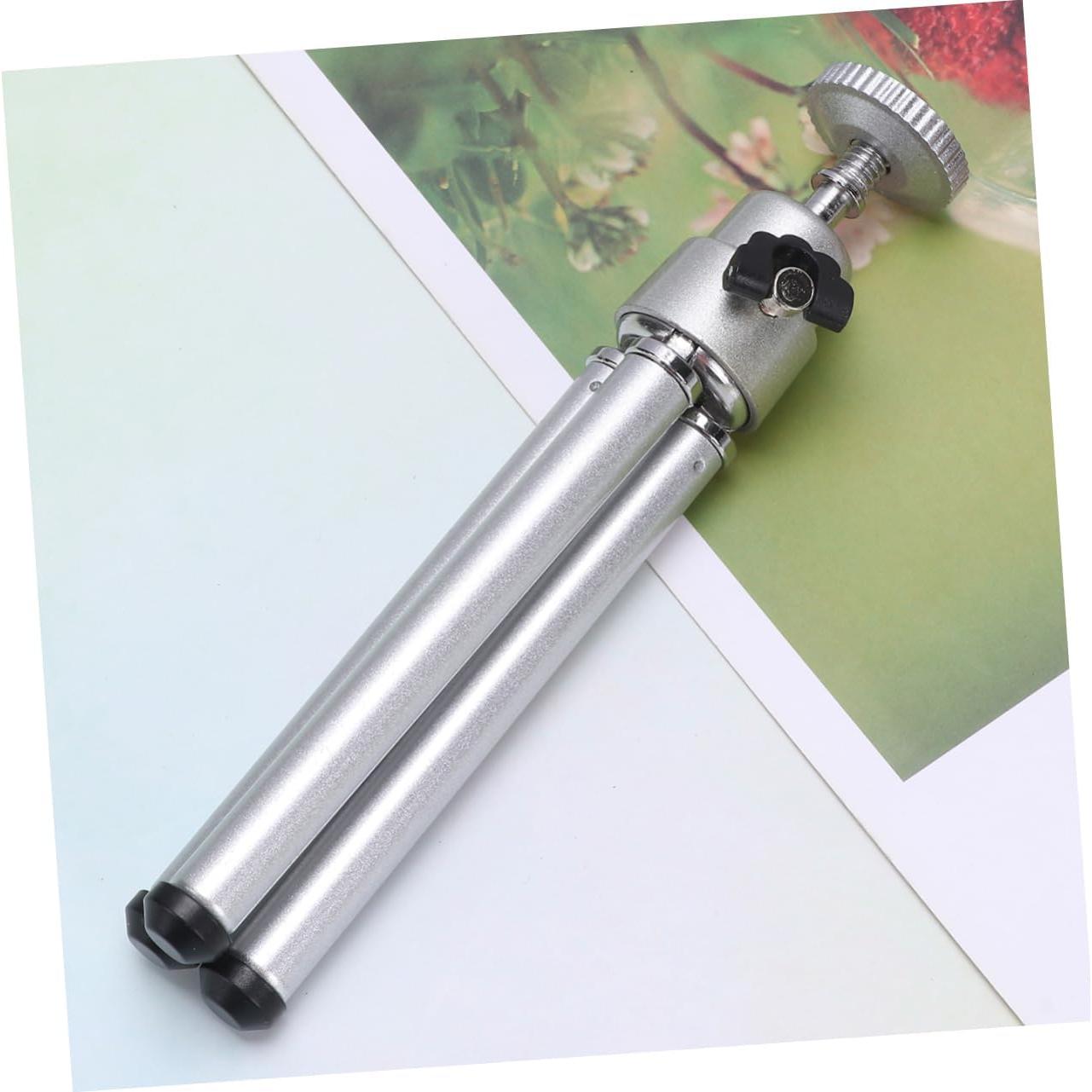 Soporte de Teléfono Portátil STOBOK 2 Piezas Aluminio Plata