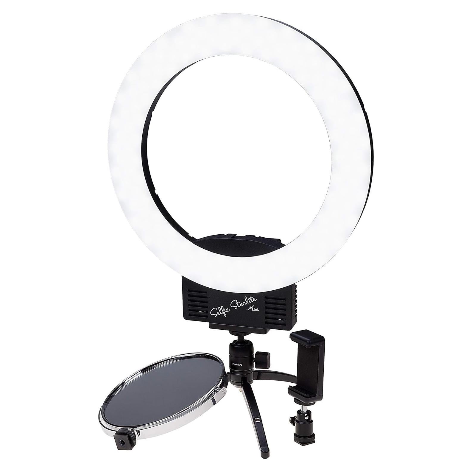 Luz de Anillo LED Fotodiox Mini 30.48cm Bi-Color con Trípode