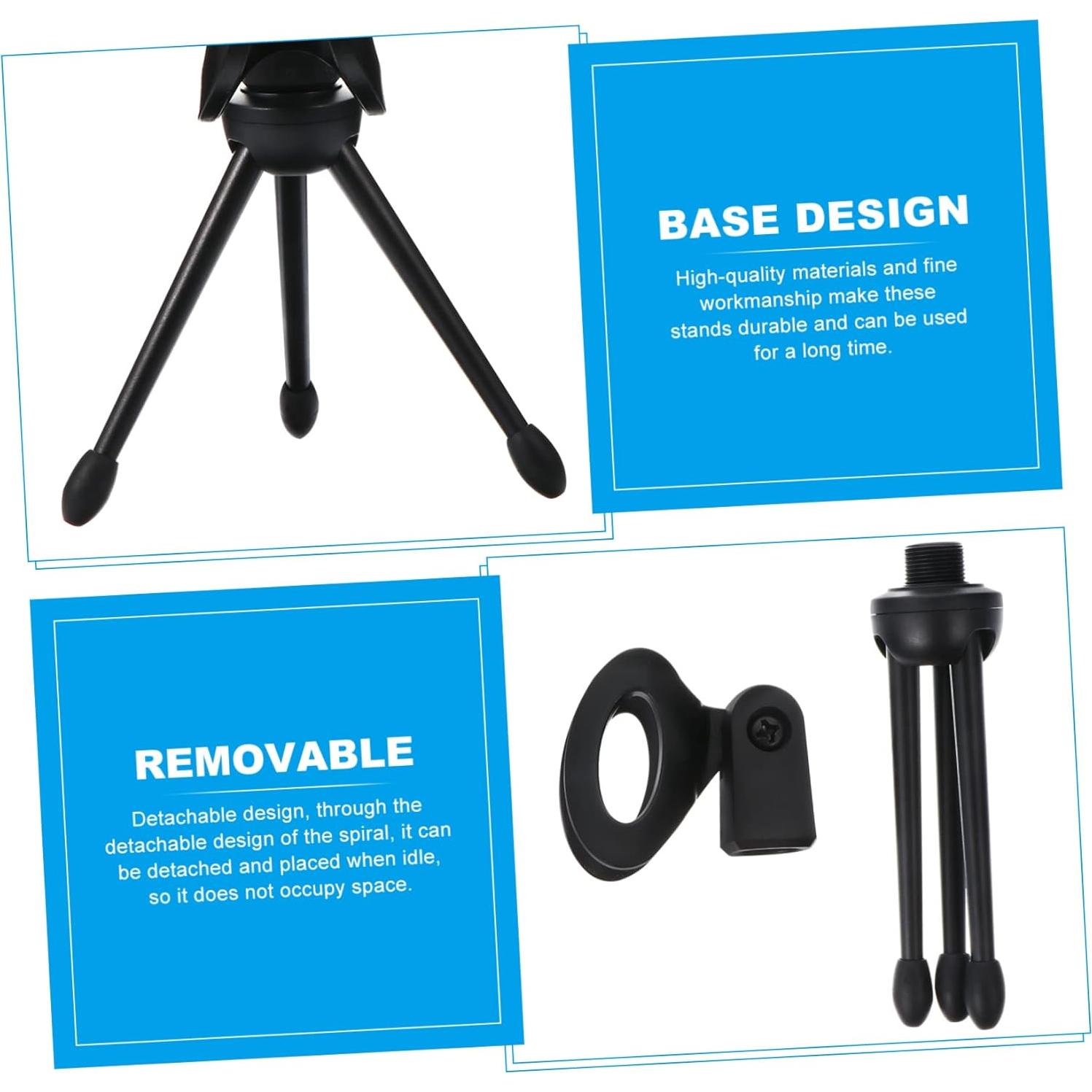 Soporte de Micrófono de Escritorio SUPVOX - 3 Piezas Plegables