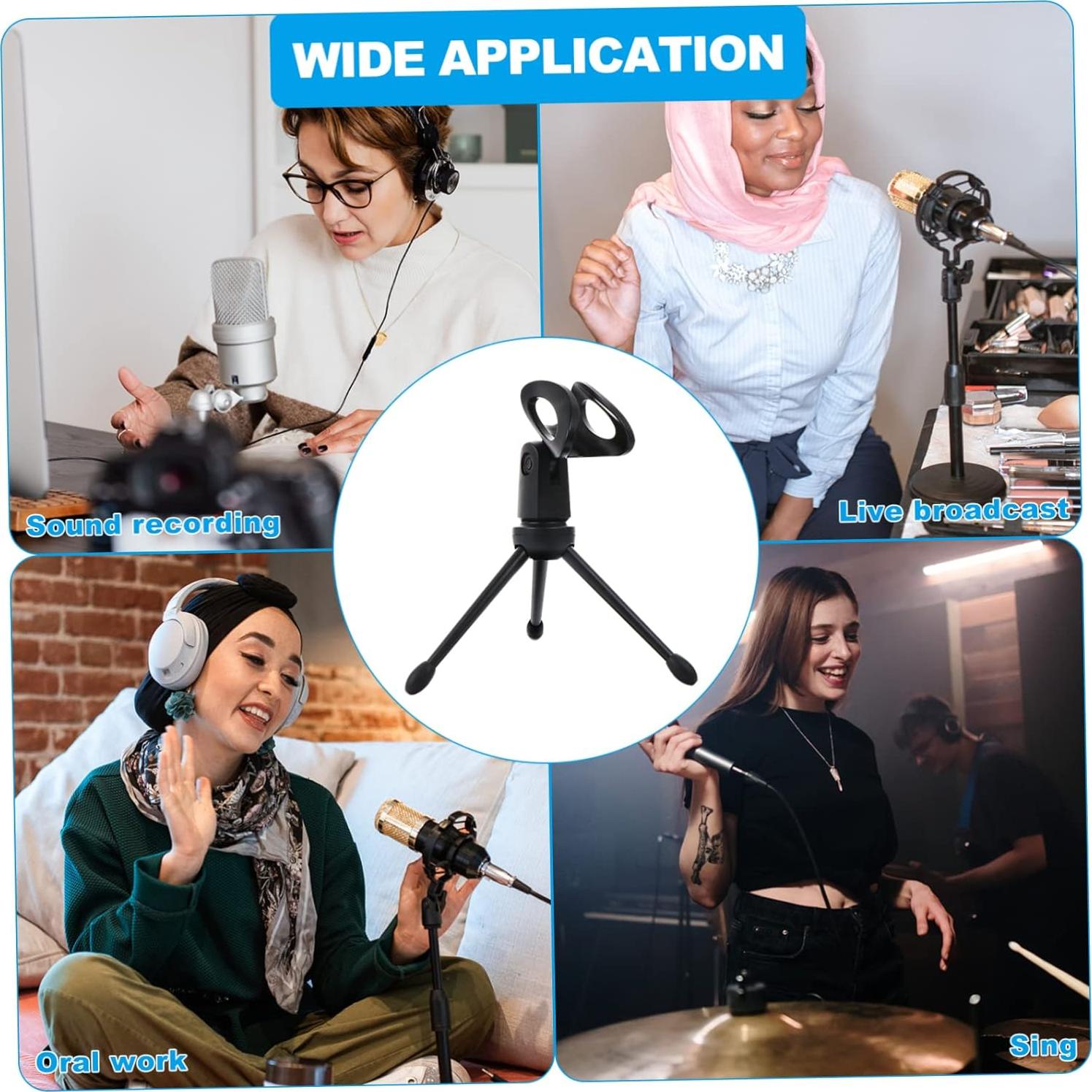 Soporte de Micrófono de Escritorio SUPVOX - 3 Piezas Plegables