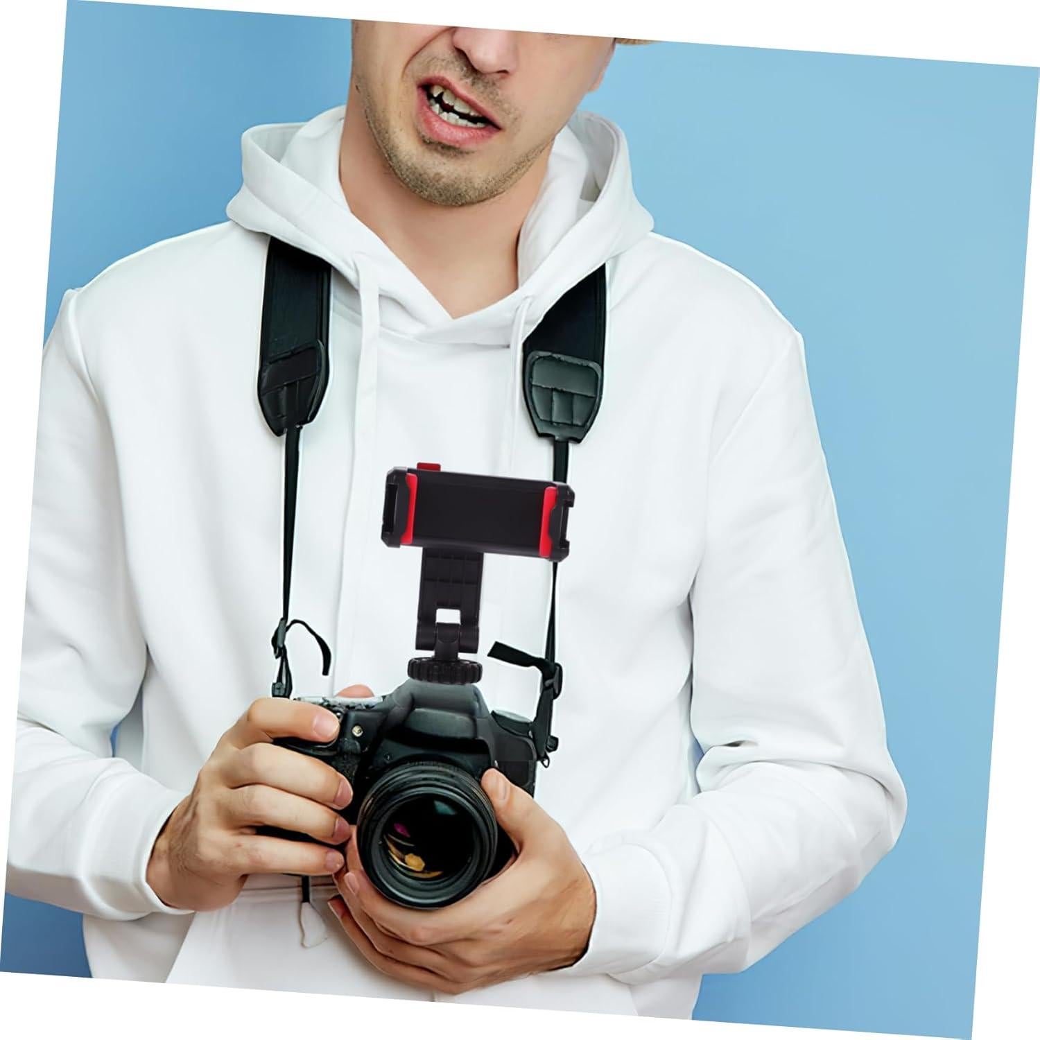 Clip Adaptador de Teléfono Rotatorio 360° Holibanna para Trípode