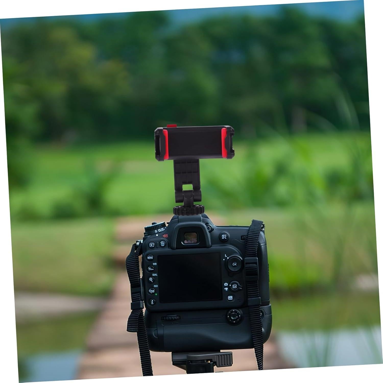 Clip Adaptador de Teléfono Rotatorio 360° Holibanna para Trípode