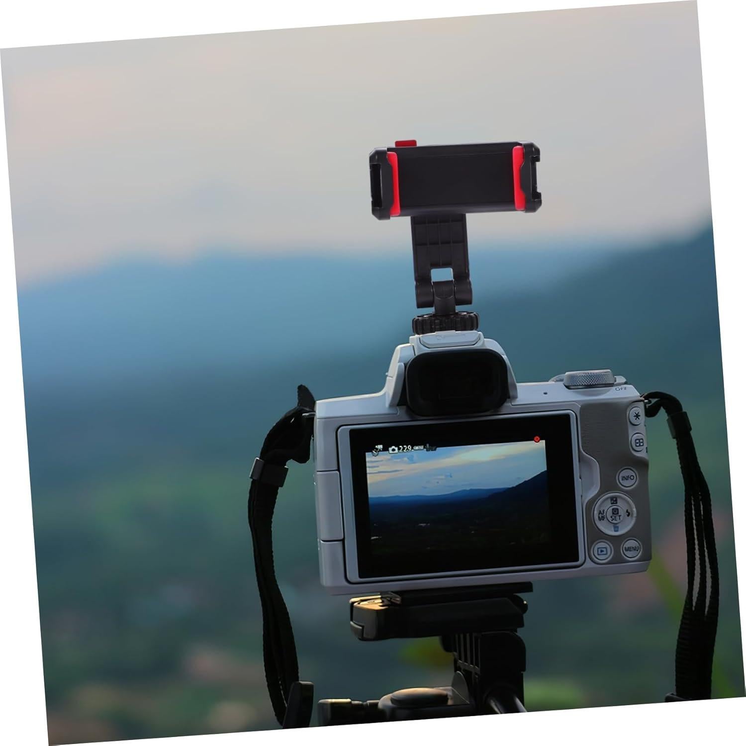 Clip Adaptador de Teléfono Rotatorio 360° Holibanna para Trípode